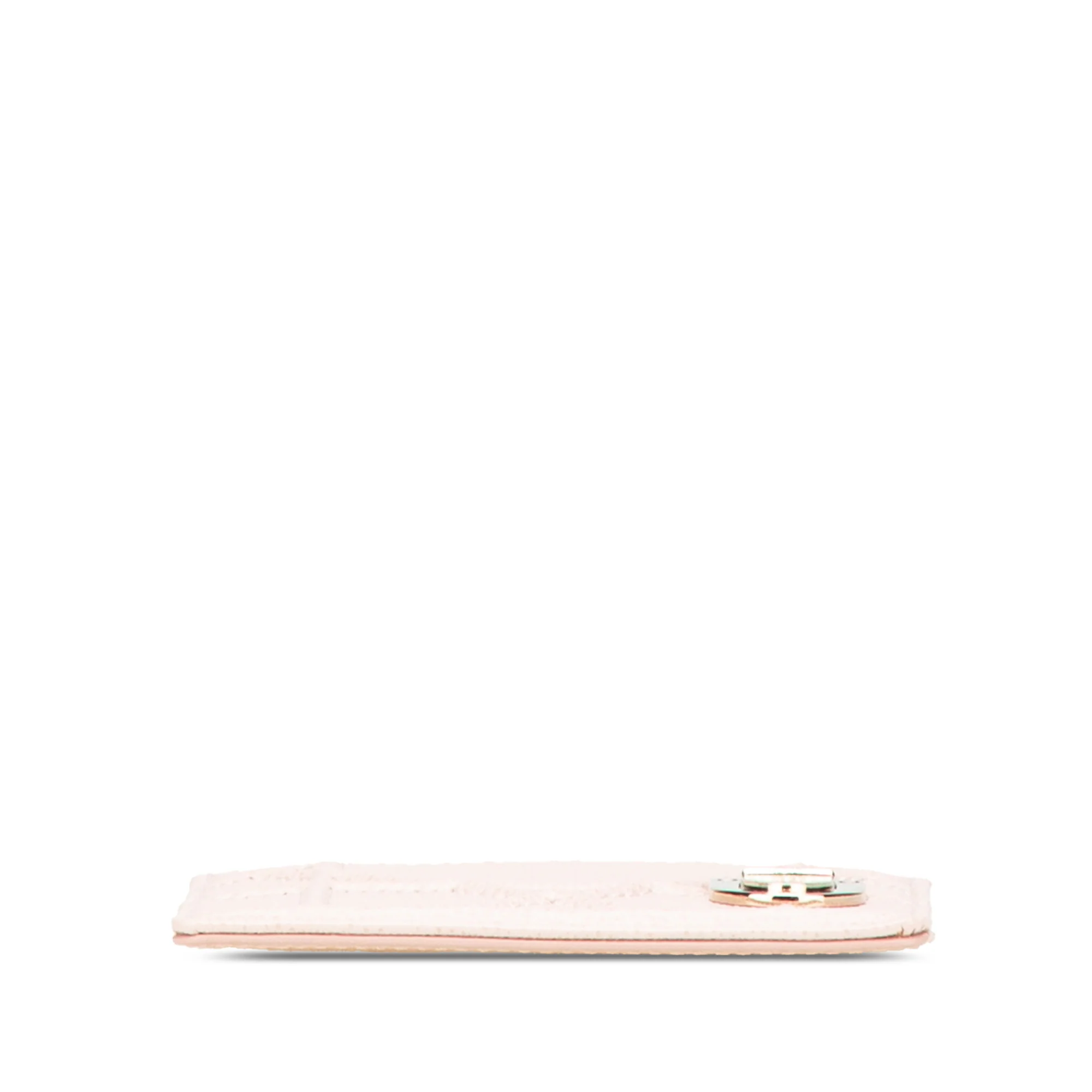 Dior | Pre-Owned Grained Calfskin Diorama Card Holder | Pink/Light Pink - Image 6