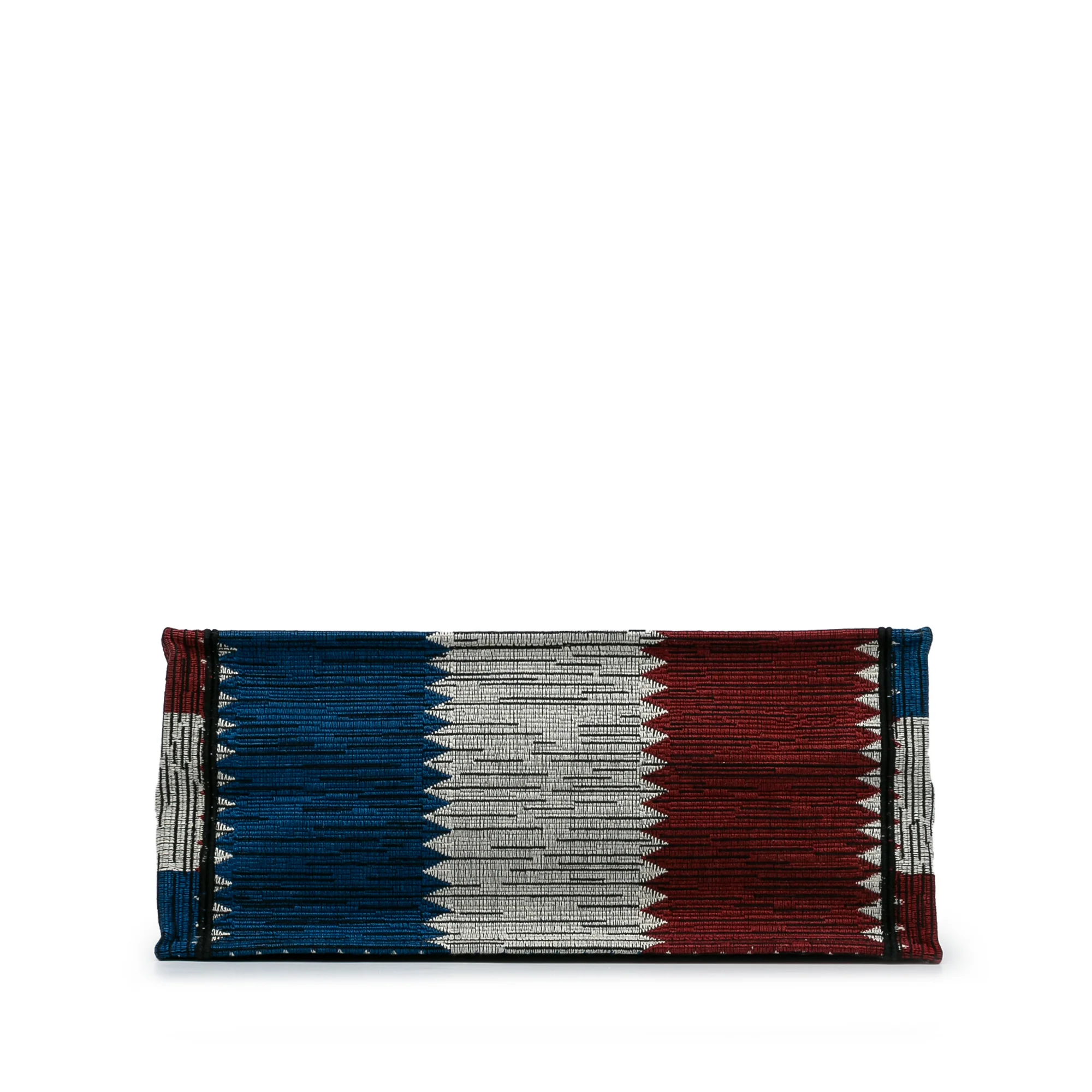 Dior | Pre-Owned Large French Flag Book Tote | Blue - Image 6
