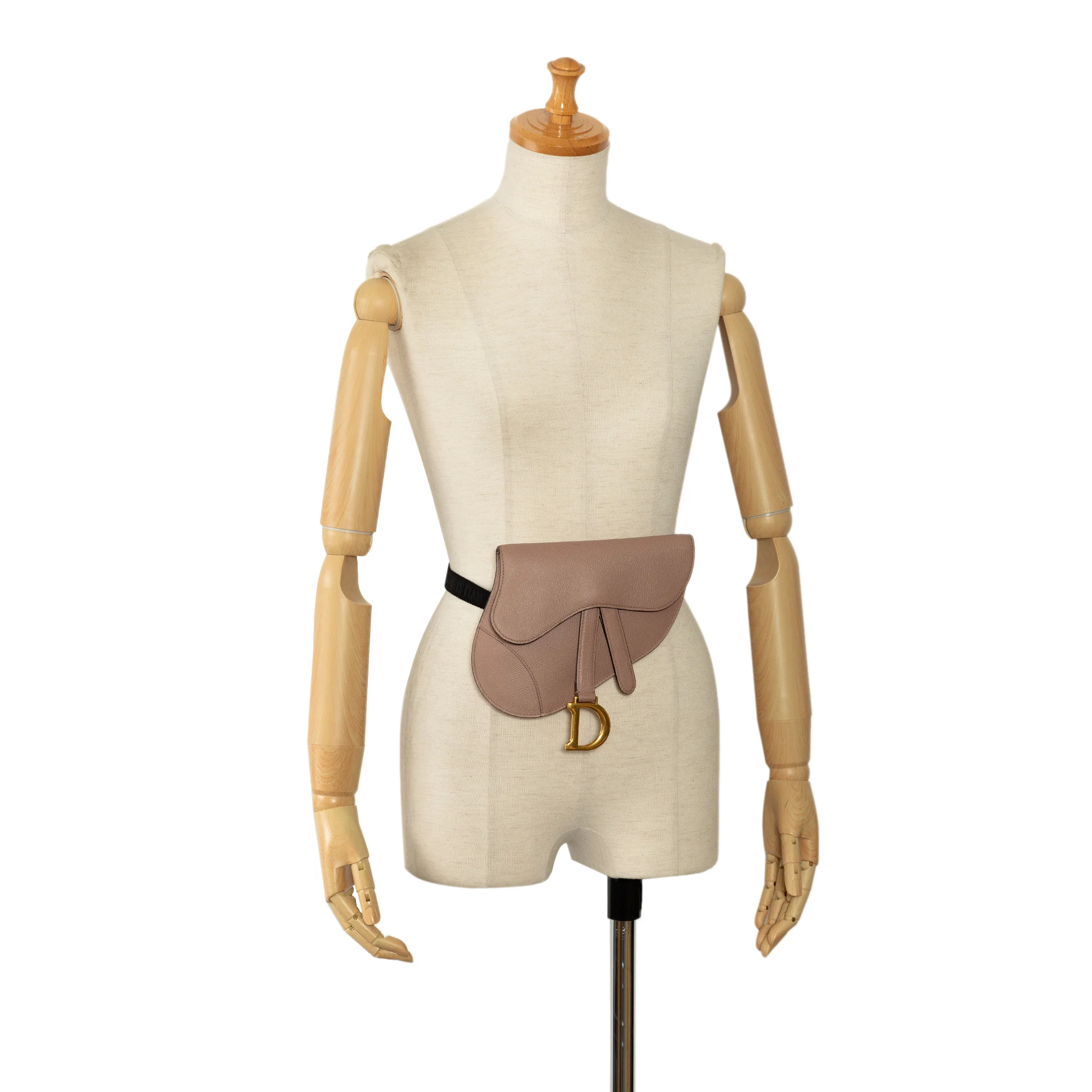 Dior | Pre-Owned Leather Saddle Belt Bag | Brown/Nude - Image 3