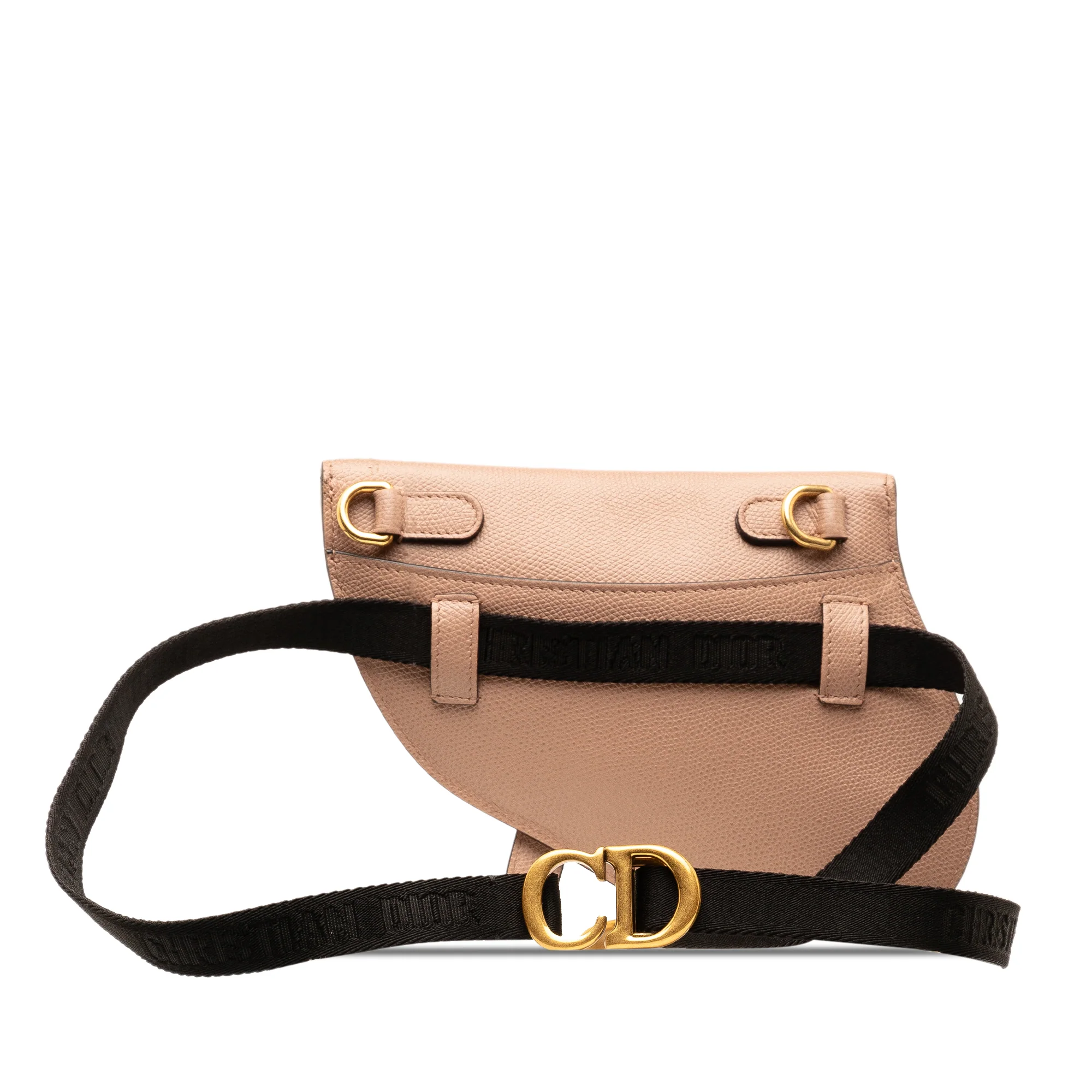 Dior | Pre-Owned Leather Saddle Belt Bag | Brown/Nude - Image 5