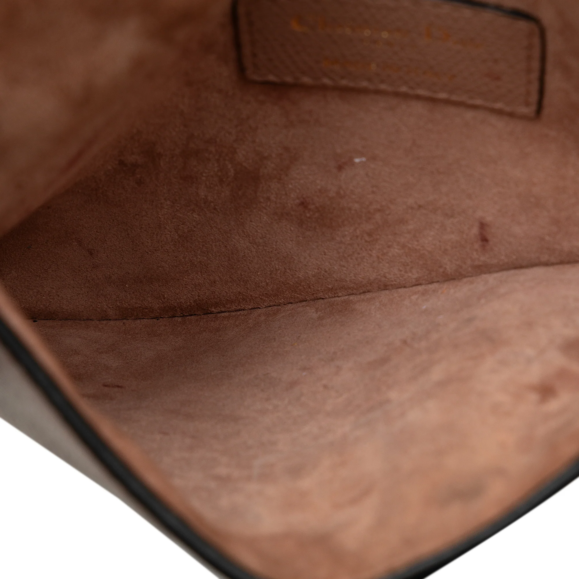 Dior | Pre-Owned Leather Saddle Belt Bag | Brown/Nude - Image 7