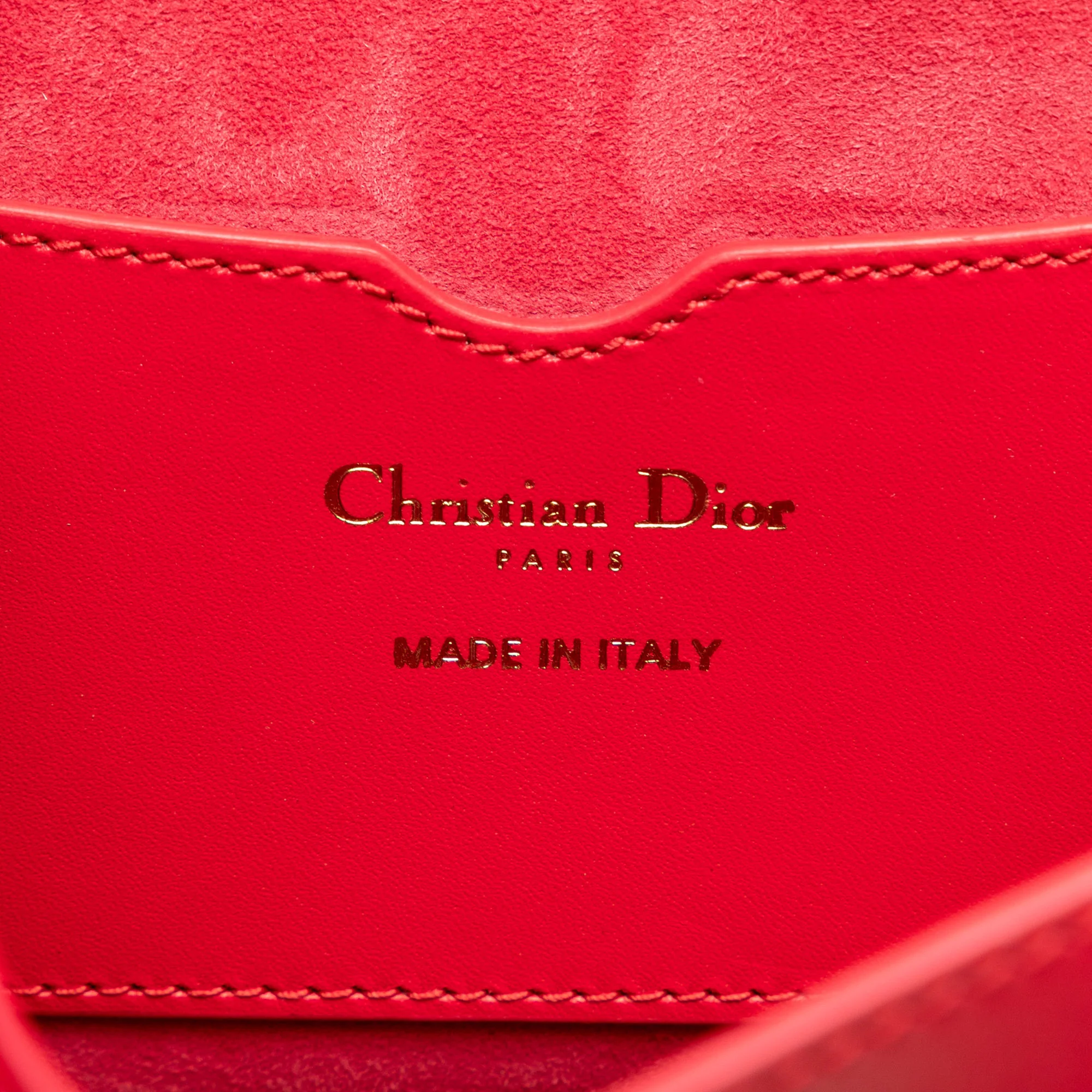 Dior | Pre-Owned Medium Bobby Crossbody Bag | Red - Image 10