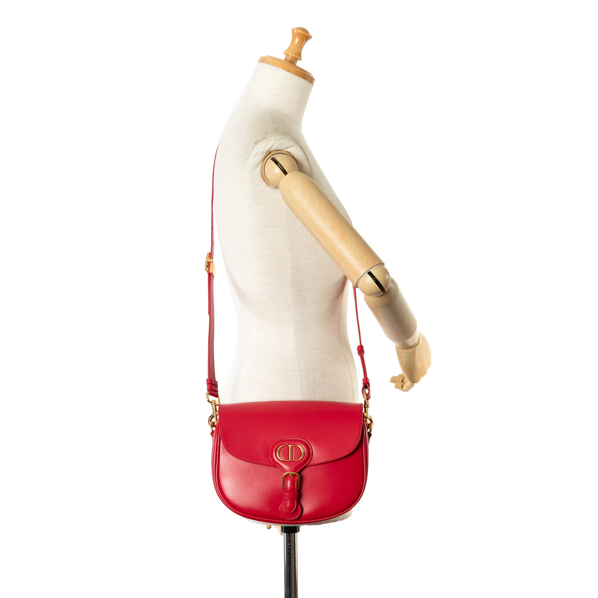 Dior | Pre-Owned Medium Bobby Crossbody Bag | Red - Image 4