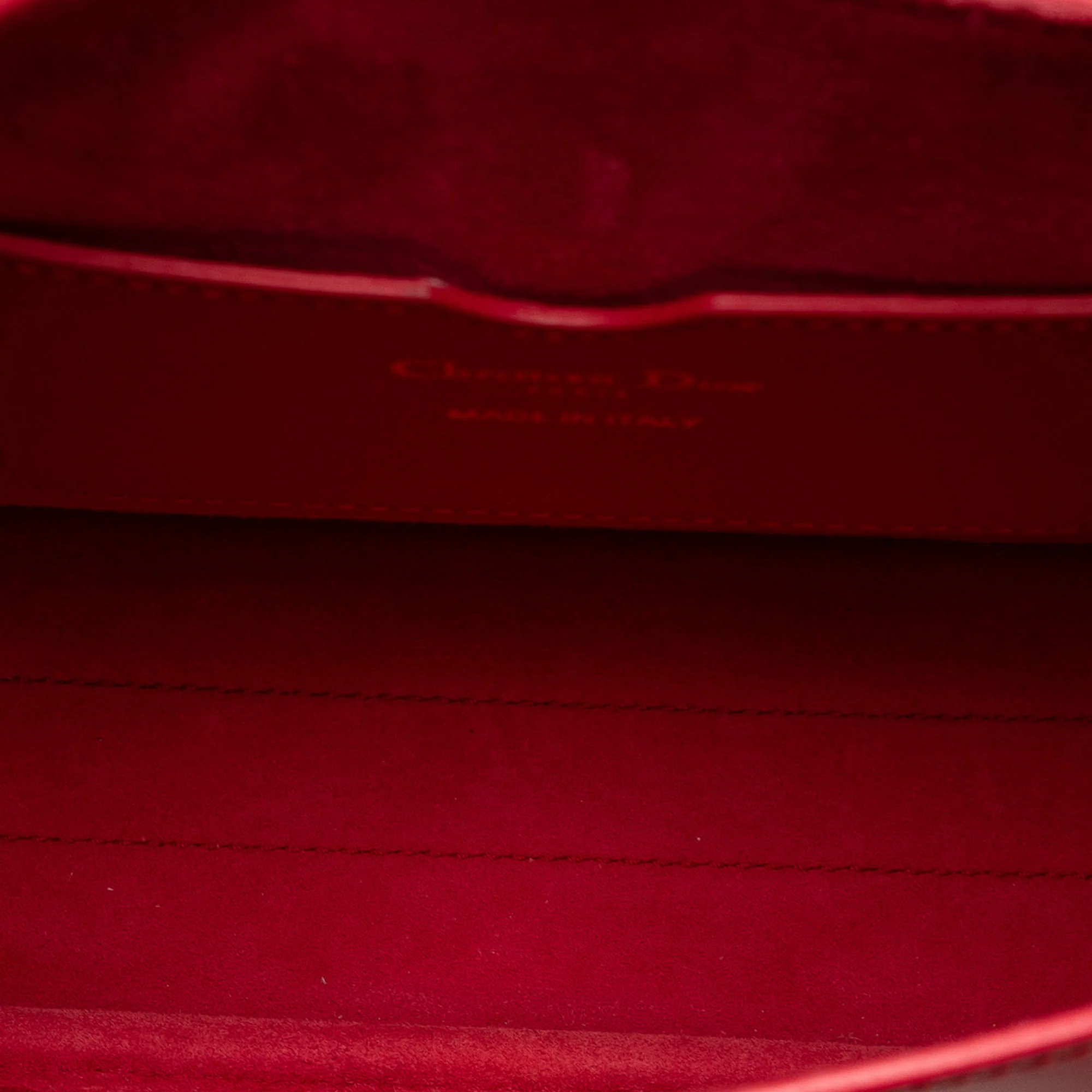 Dior | Pre-Owned Medium Bobby Crossbody Bag | Red - Image 9