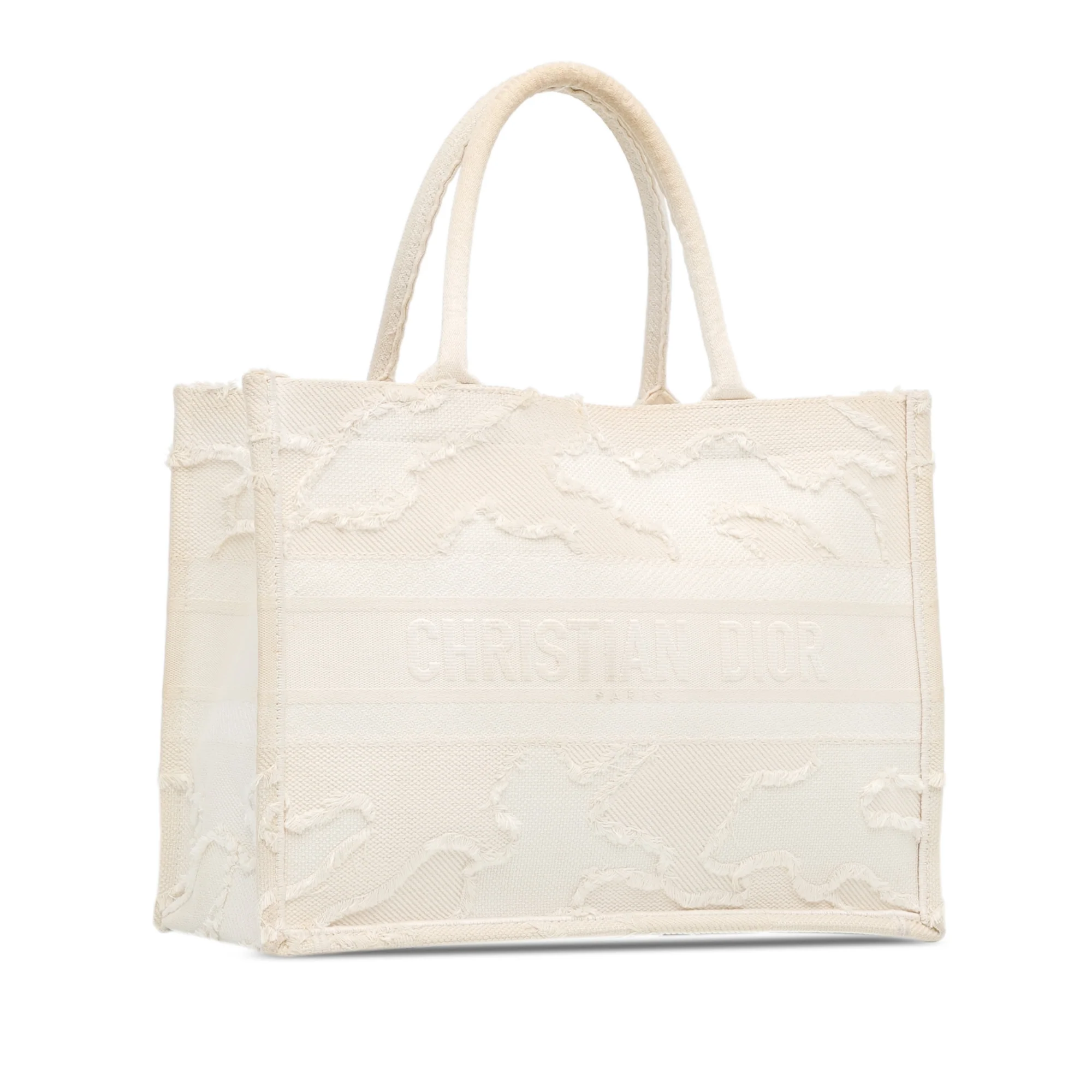 Dior | Pre-Owned Medium Camouflage Book Tote | White - Image 6