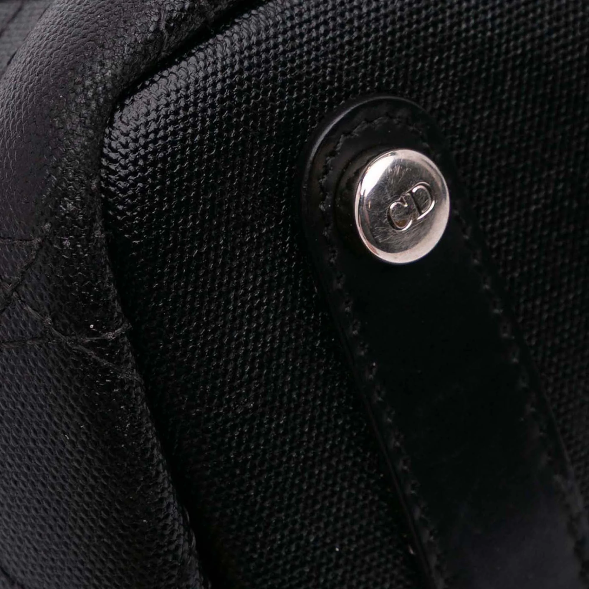 Dior | Pre-Owned Medium Coated Canvas Cannage Panarea Tote | Black - Image 10