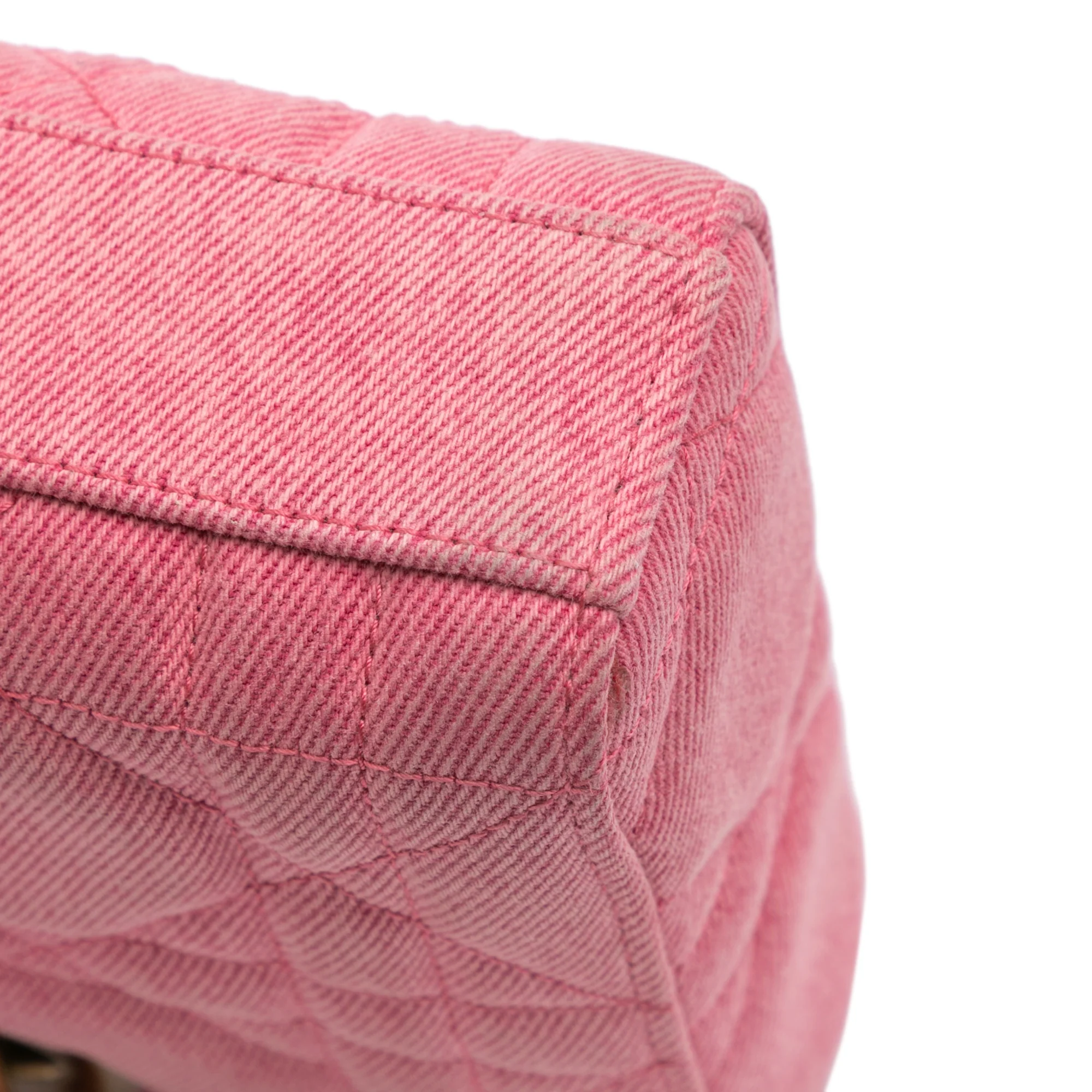 Dior | Pre-Owned Medium Denim Macrocannage Lady D Joy - II | Pink - Image 7
