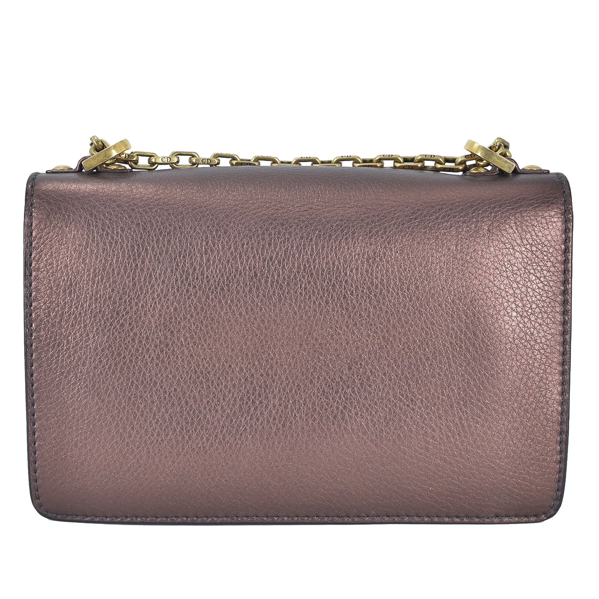 Dior | Pre-Owned Medium J'Adior Chain Flap | Brown/Bronze - Image 6
