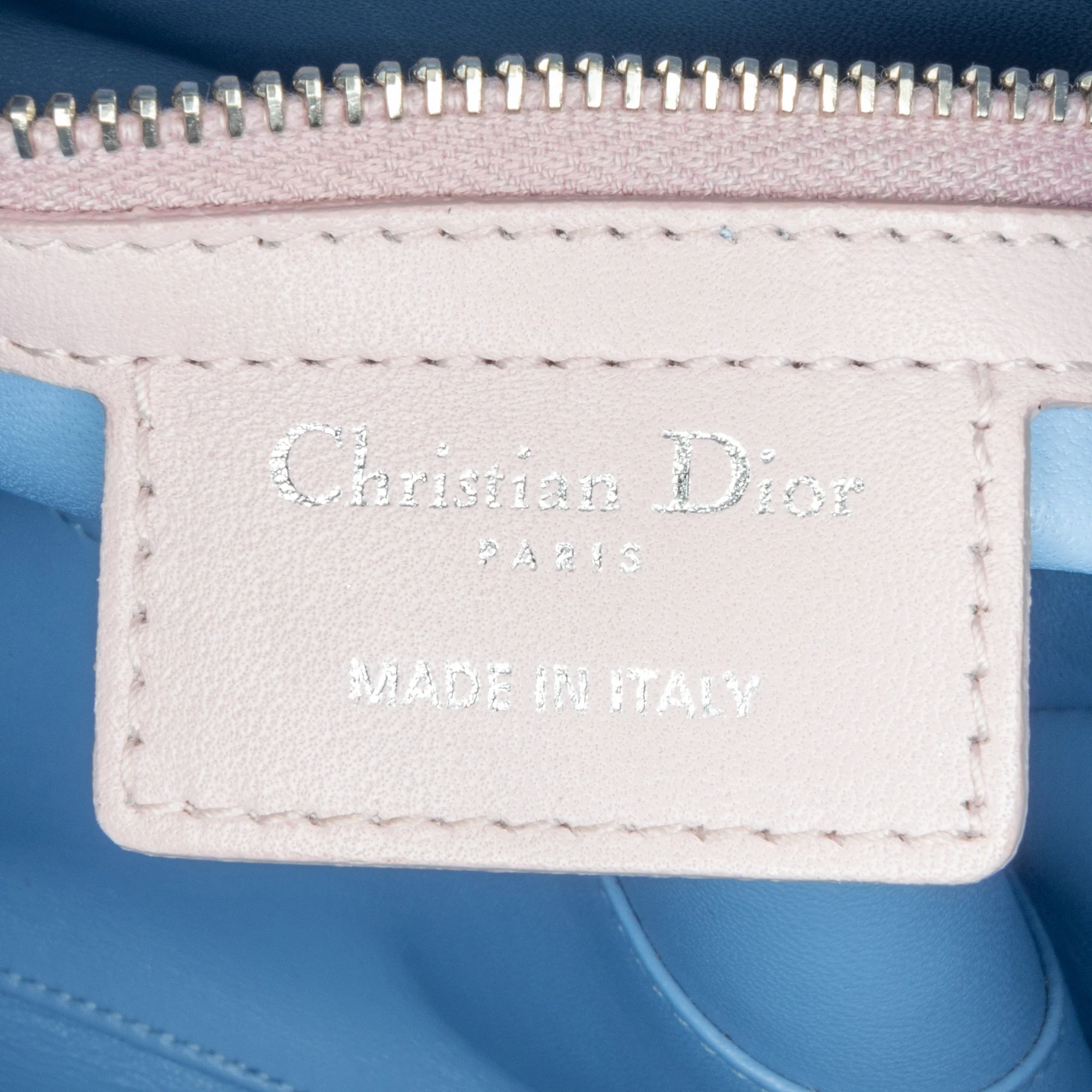 Dior | Pre-Owned Medium Tricolor Lambskin Cannage Lady Dior - II | Red - Image 10