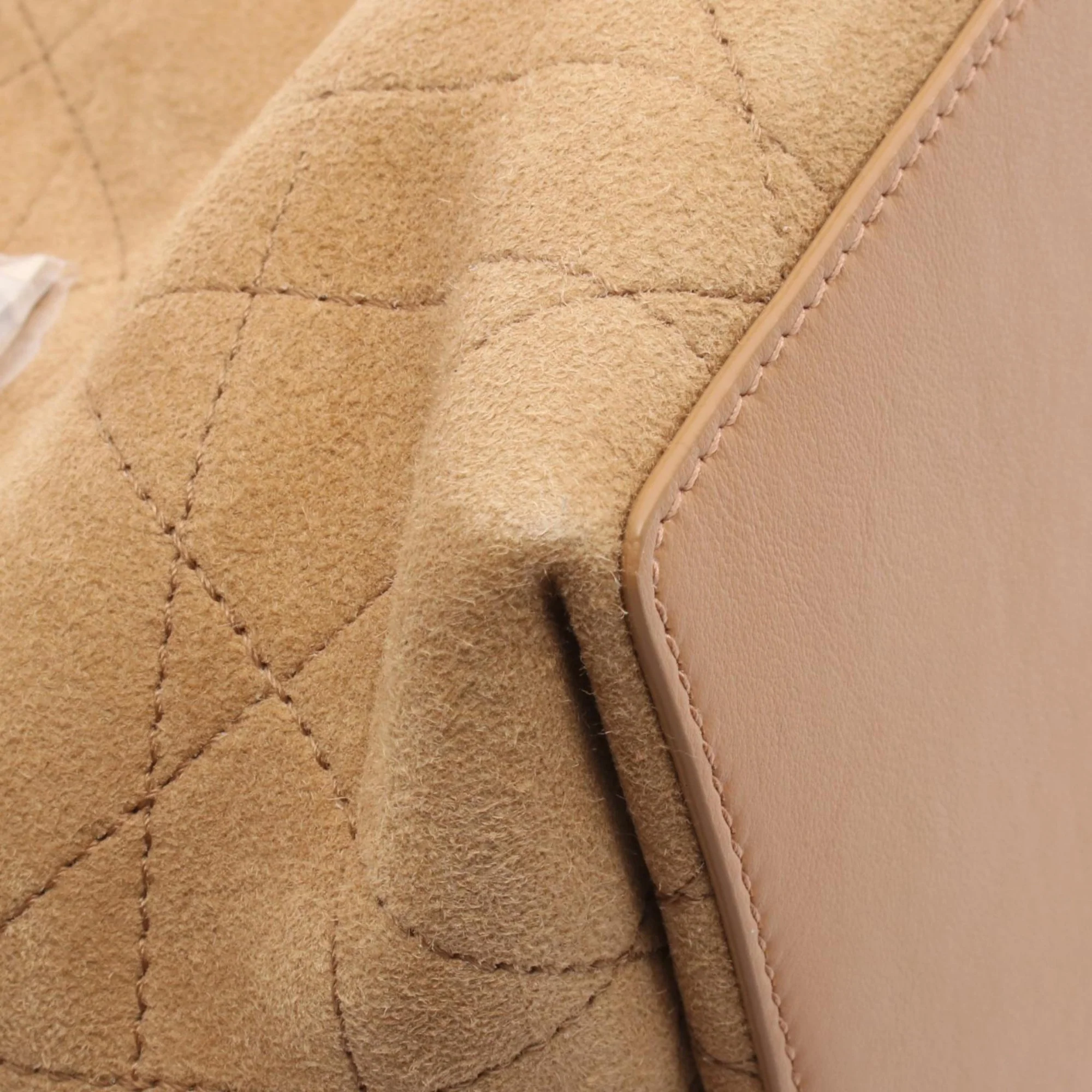 Dior | Pre-Owned Nano Suede Macrocannage DiorAlps Toujours | Brown - Image 5