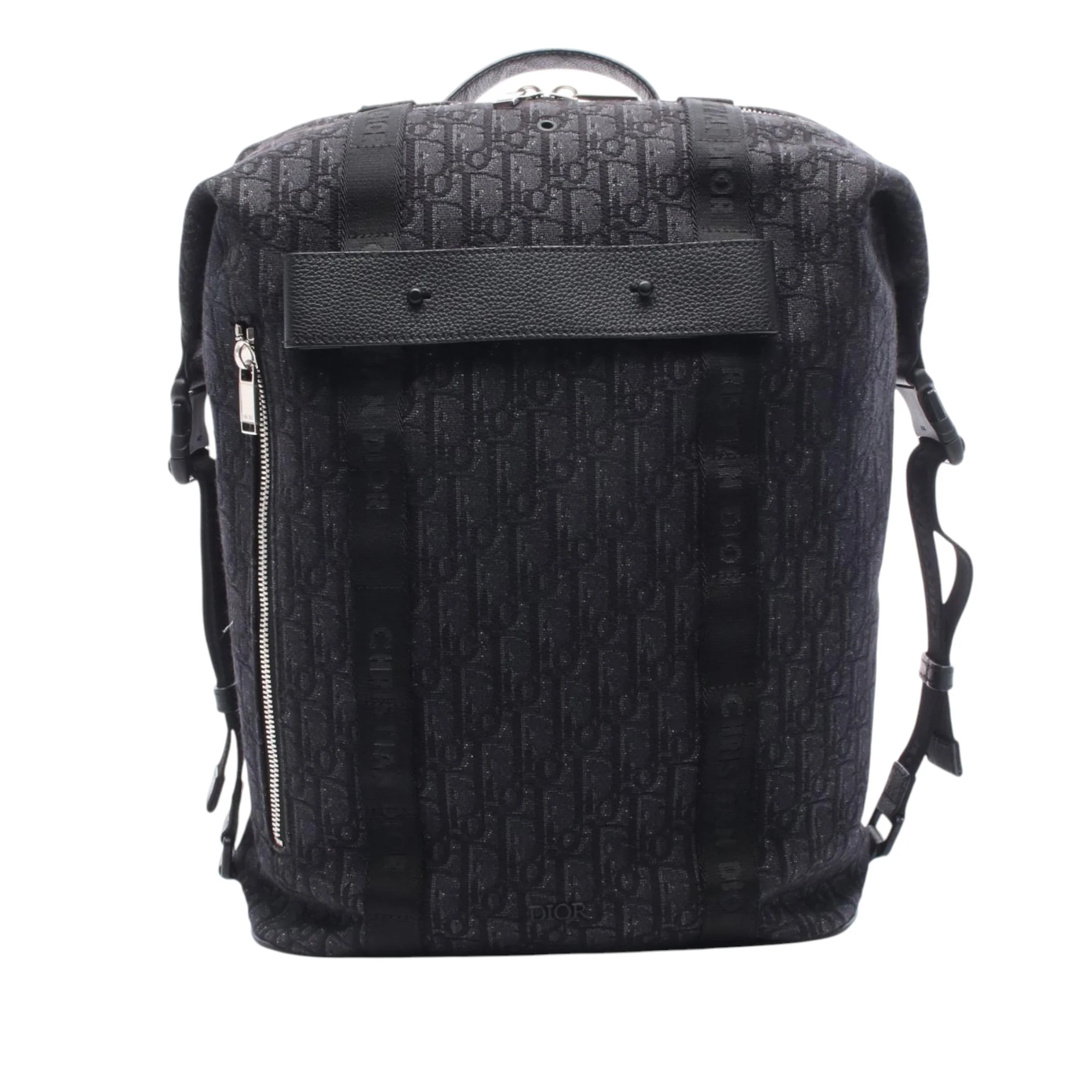 Dior | Pre-Owned Oblique Canvas Safari Backpack | Black