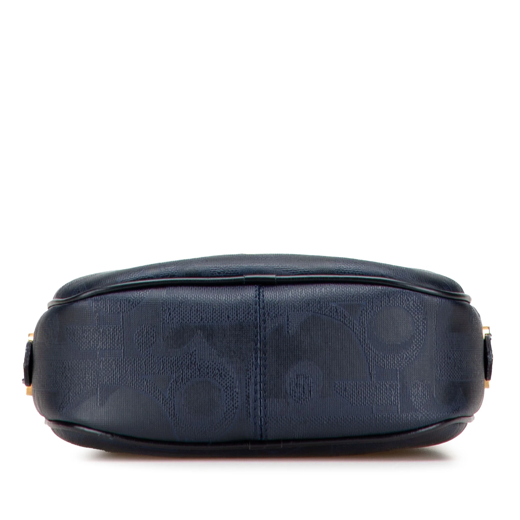 Dior | Pre-Owned Oblique Trotter Coated Canvas Crossbody | Blue/Navy - Image 4