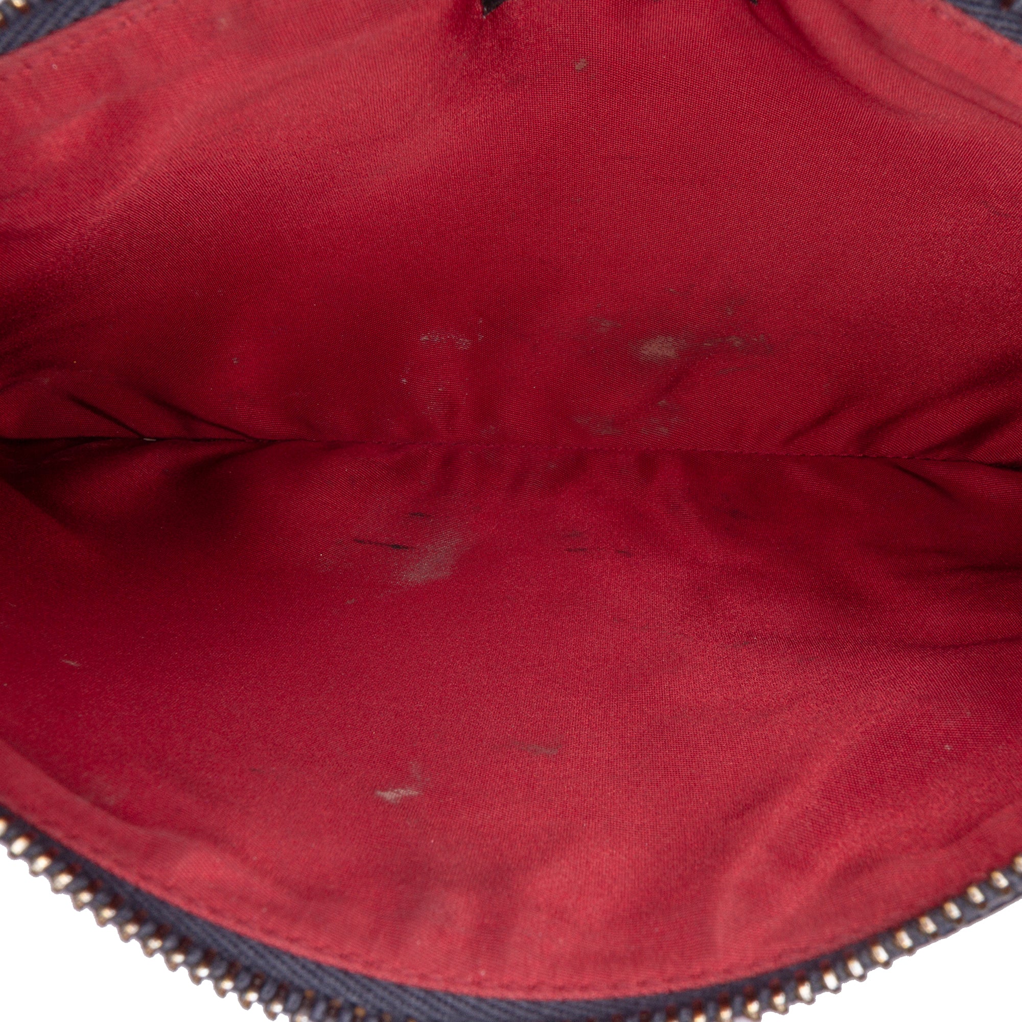 Dolce & Gabbana | Pre-Owned Leather DG Family Patch Zip Pouch | Black - Image 7