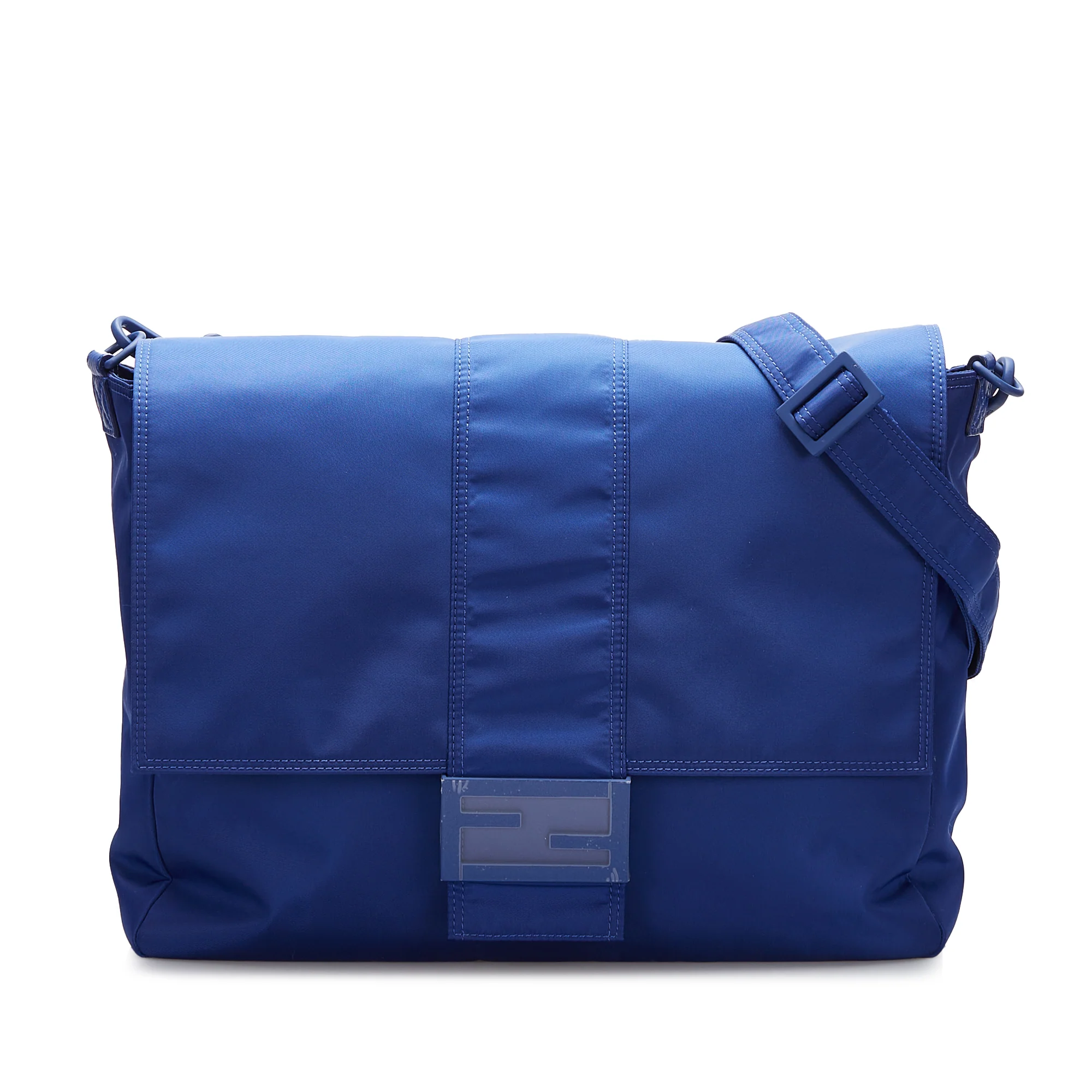 Fendi | Pre-Owned FF Lock Crossbody | Blue