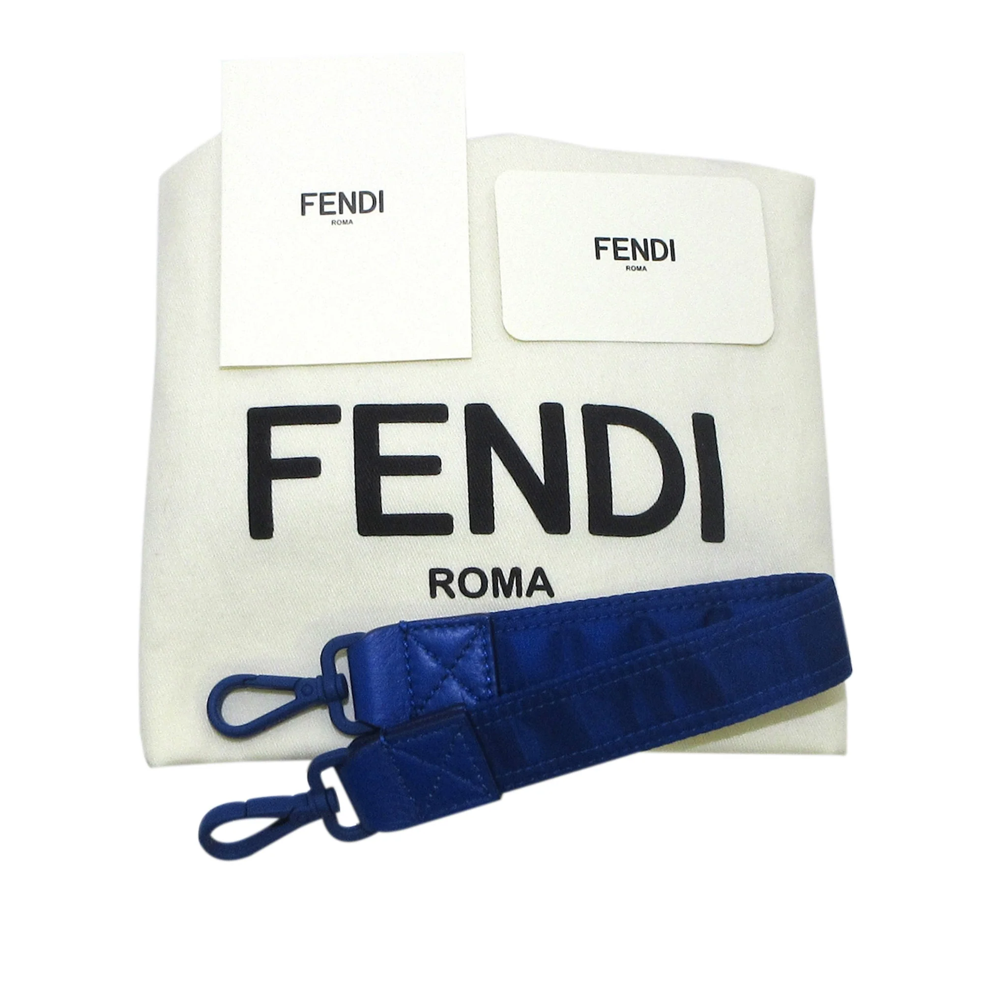 Fendi | Pre-Owned FF Lock Crossbody | Blue - Image 16