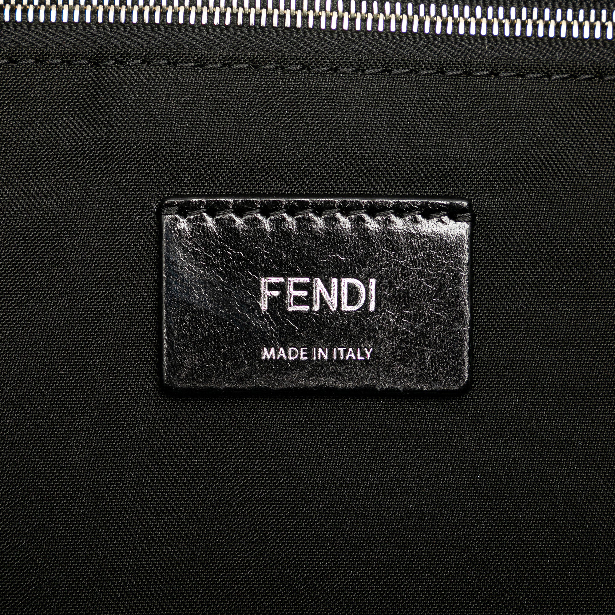 Fendi | Pre-Owned Large Nylon Faces Tote | Black - Image 5