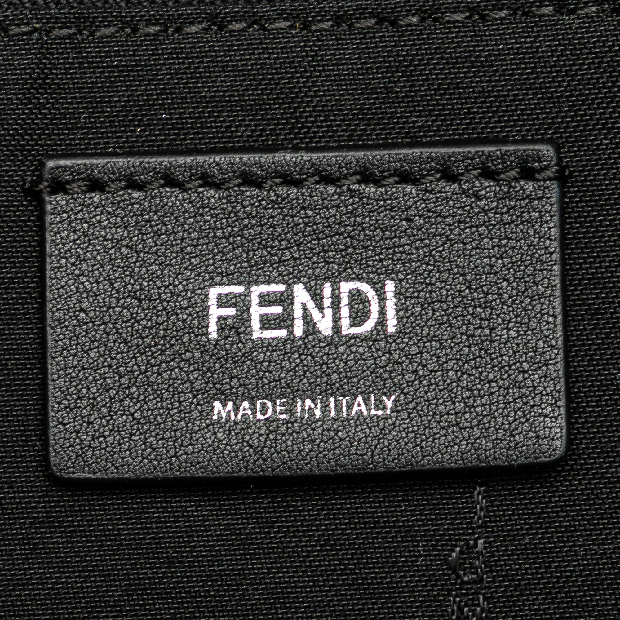 Fendi | Pre-Owned Mini By The Way Leather Ribbon Pearl Backpack | Black - Image 6
