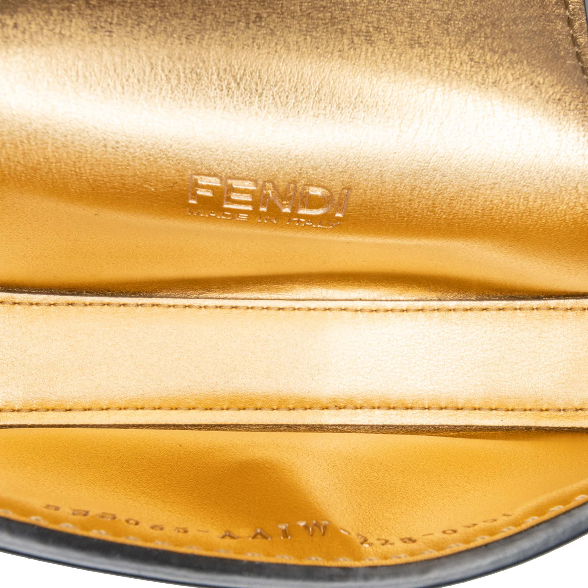 Fendi | Pre-Owned Mini Leather Cookie Hobo | Black - Image 4