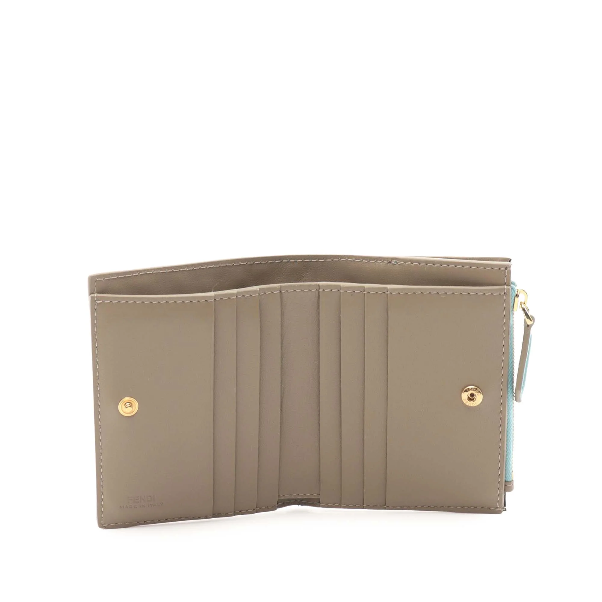 Fendi | Pre-Owned Small Slim Baguette Wallet | Blue - Image 5