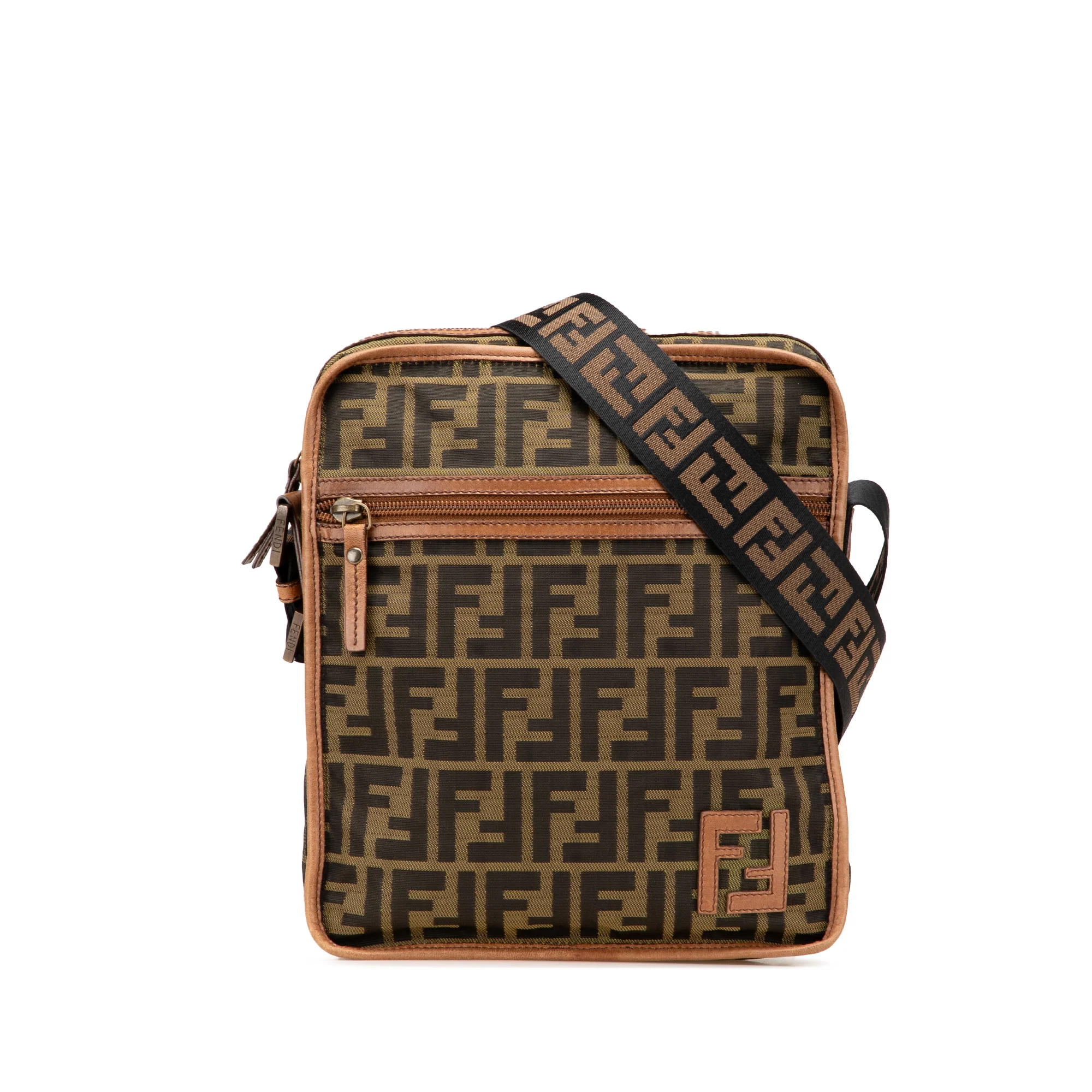 Fendi | Pre-Owned Zucca Canvas Crossbody | Brown