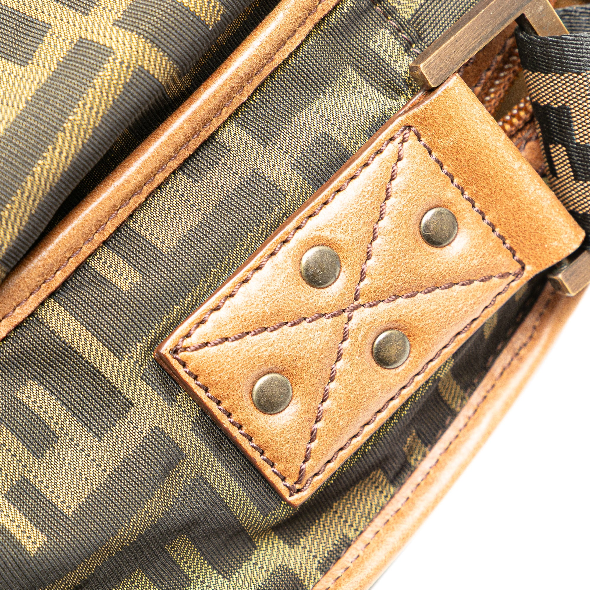 Fendi | Pre-Owned Zucca Canvas Crossbody | Brown - Image 11