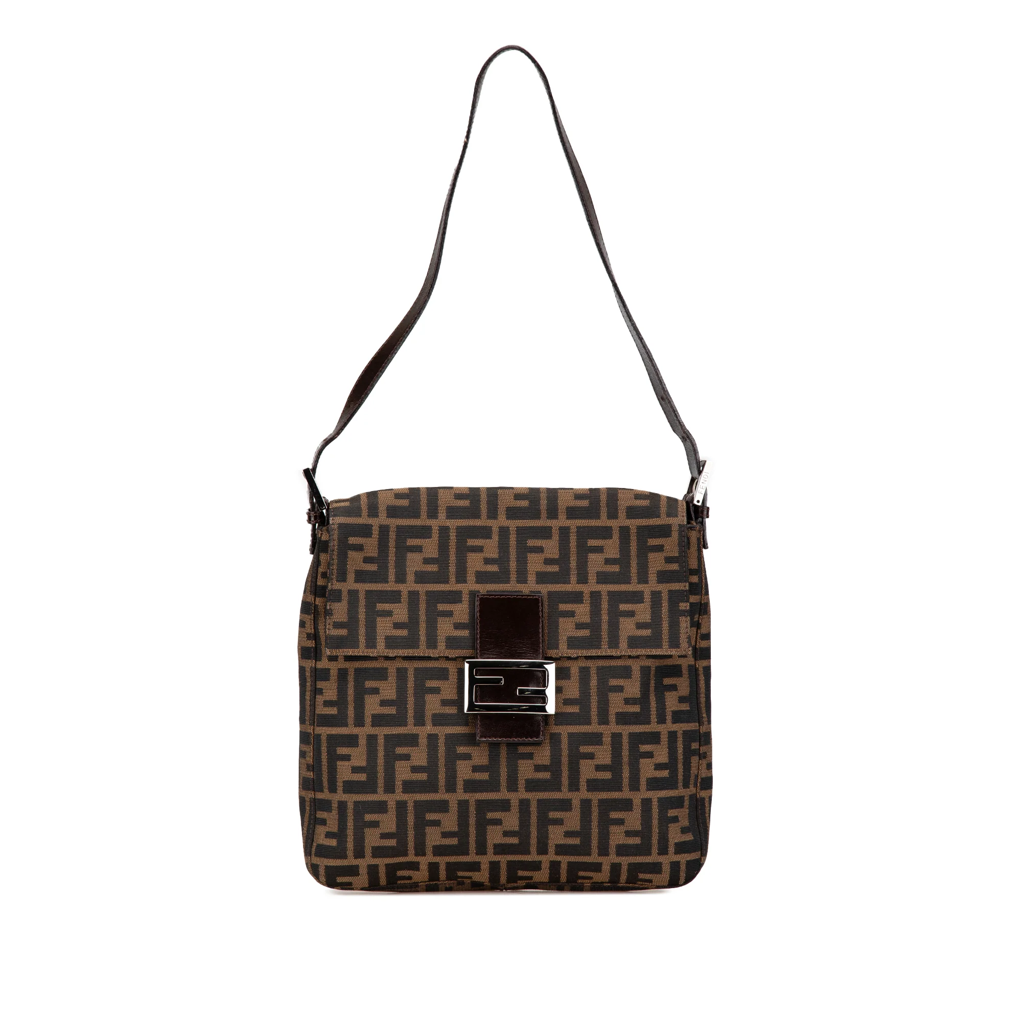 Fendi | Pre-Owned Zucca Canvas Shoulder Bag - III | Brown