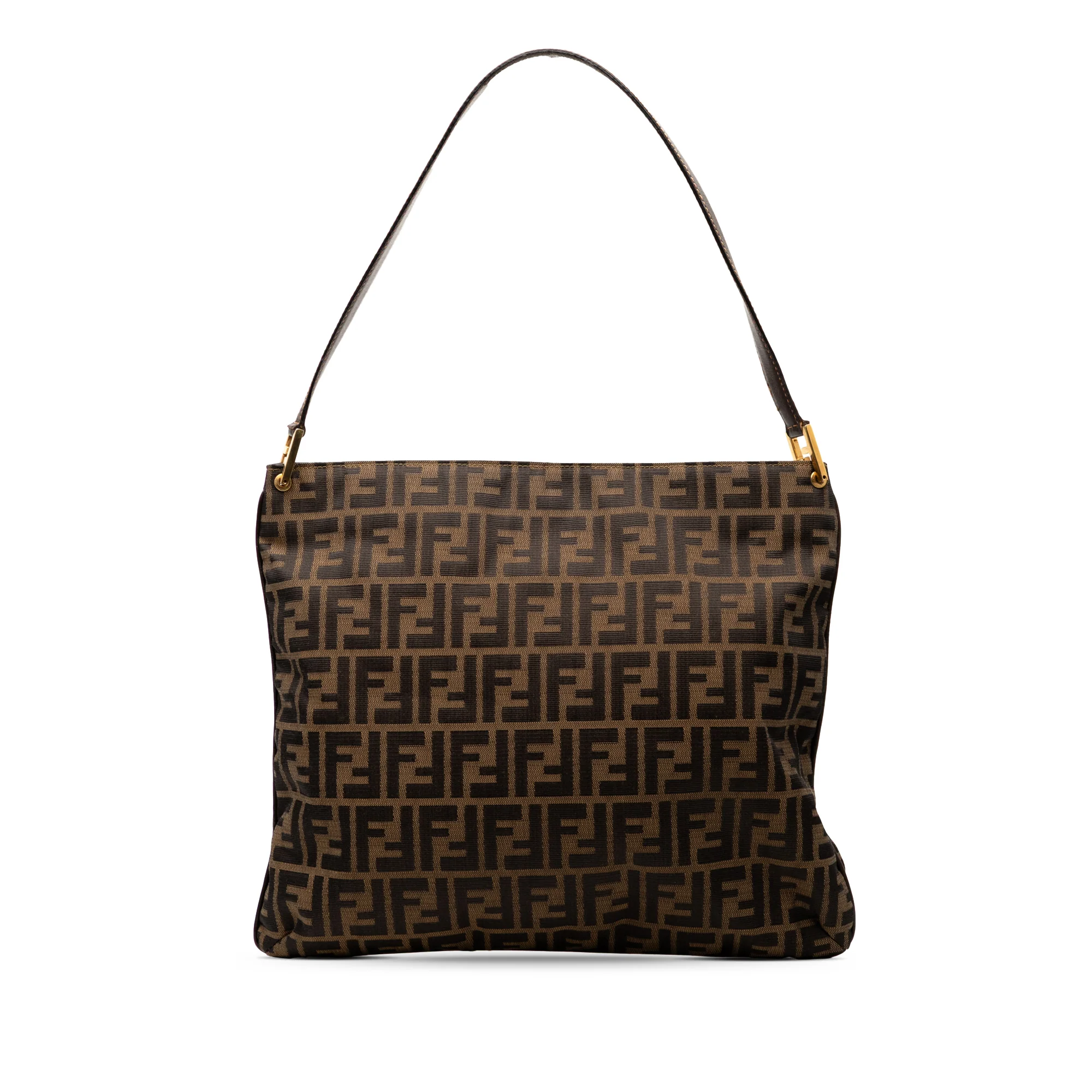 Fendi | Pre-Owned Zucca Canvas Shoulder Bag - IV | Brown