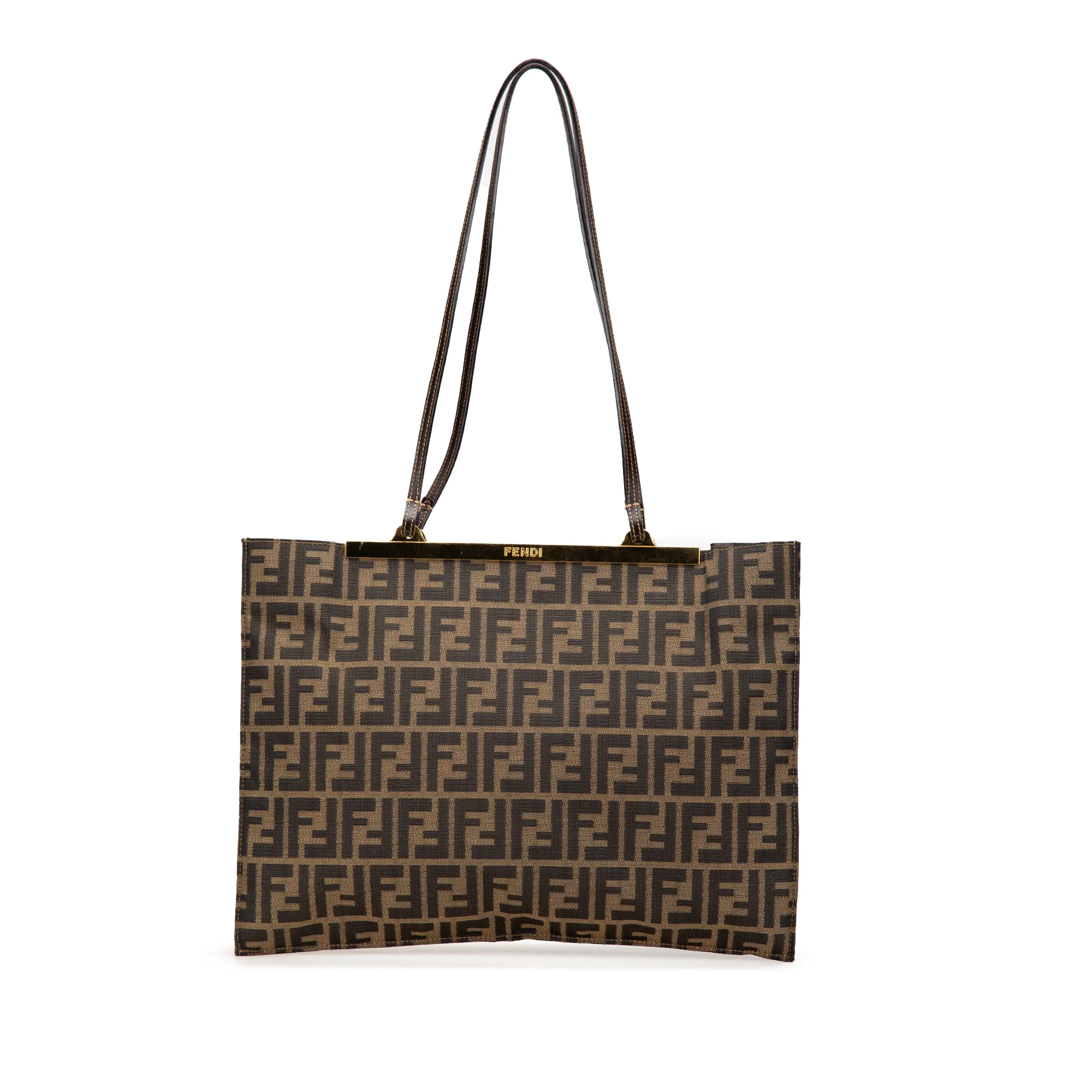 Fendi | Pre-Owned Zucca Canvas Tote | Brown