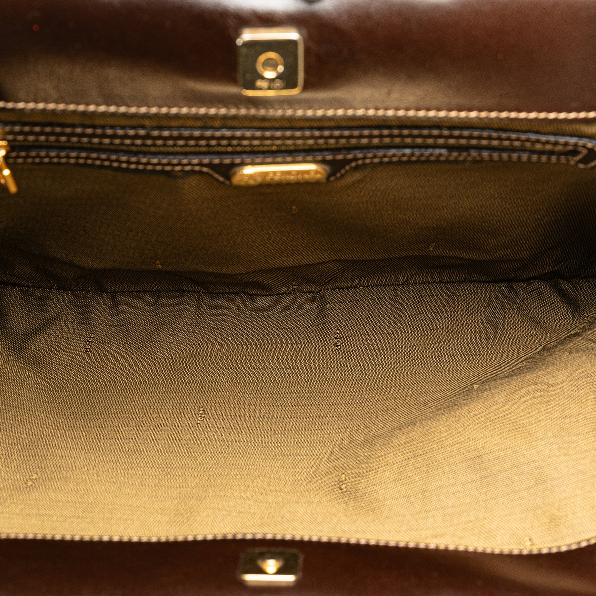 Fendi | Pre-Owned Zucca Canvas Tote | Brown - Image 8
