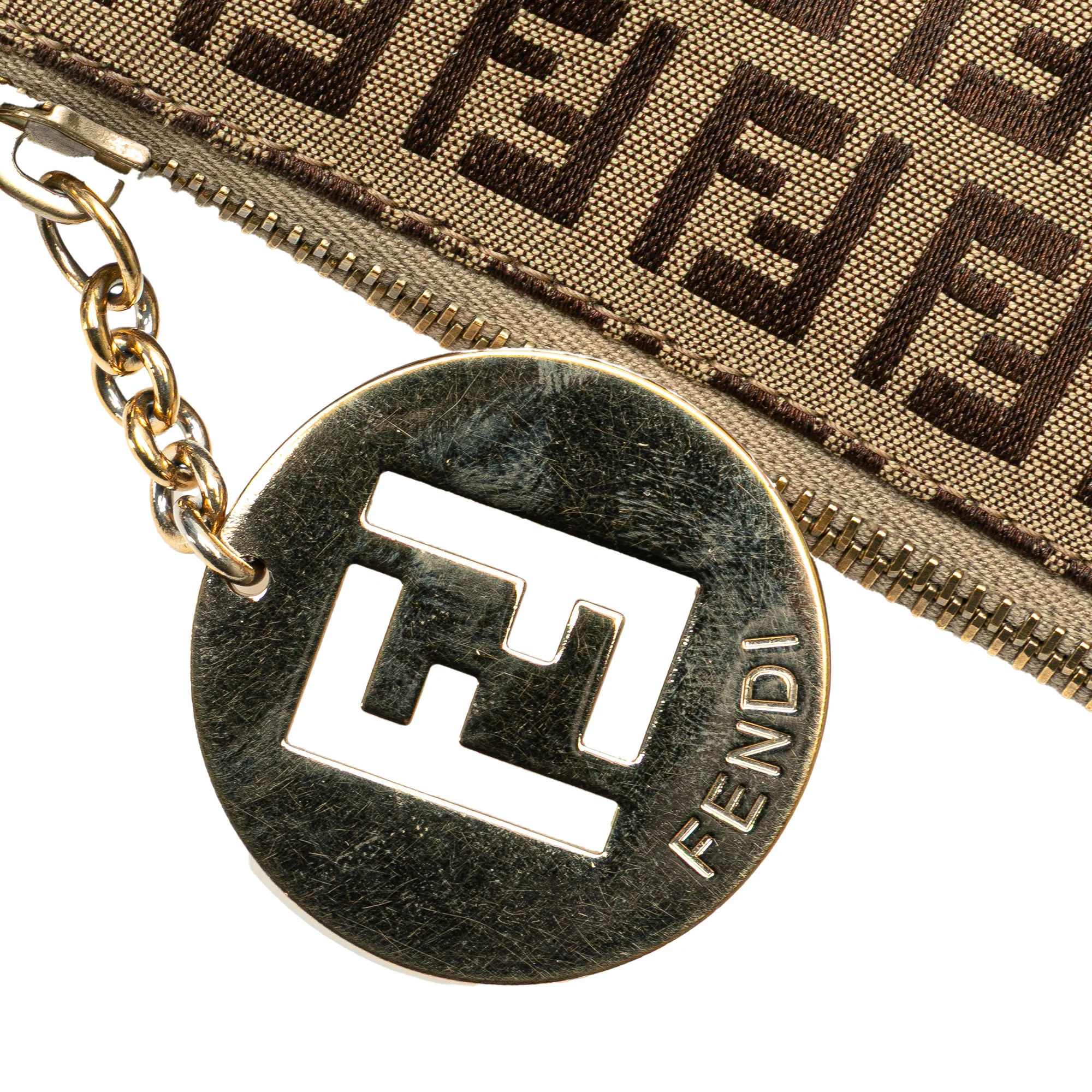 Fendi | Pre-Owned Zucchino Canvas Crossbody - II | Beige - Image 3