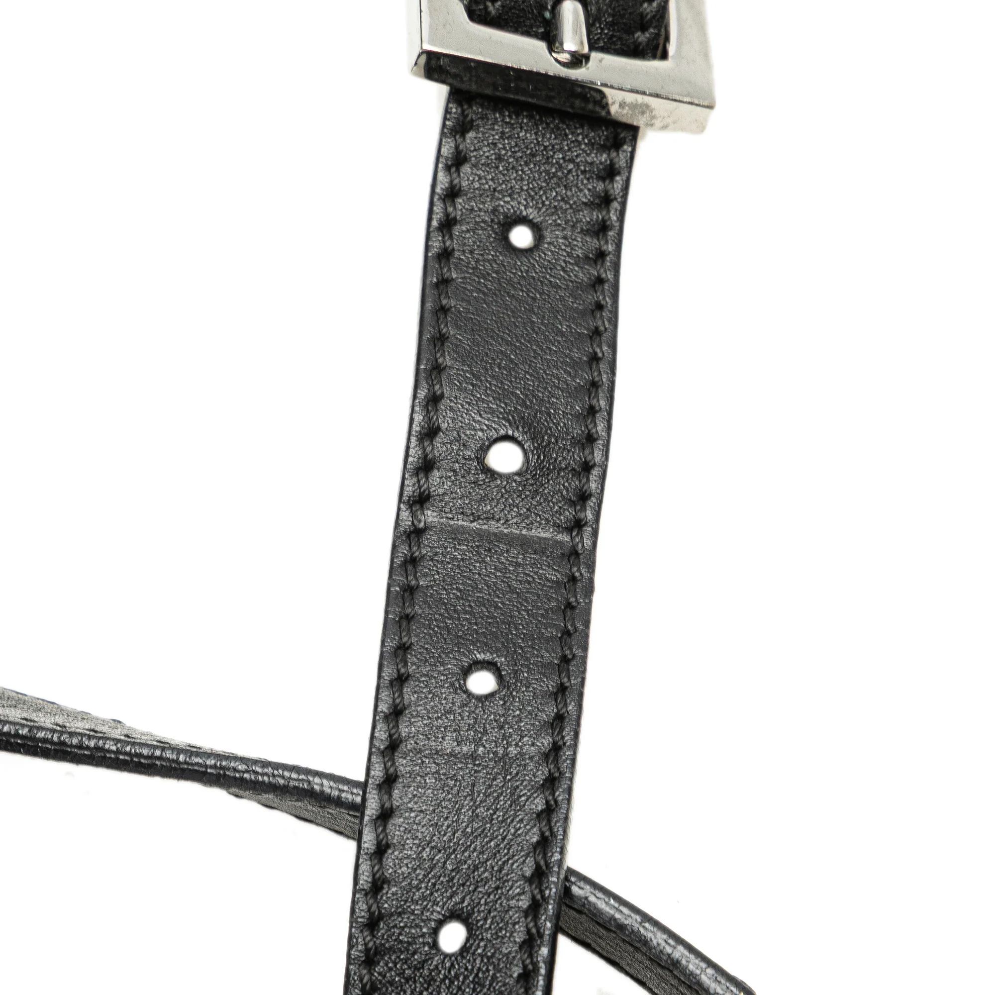 Fendi | Pre-Owned Zucchino Canvas Crossbody - II | Black - Image 3