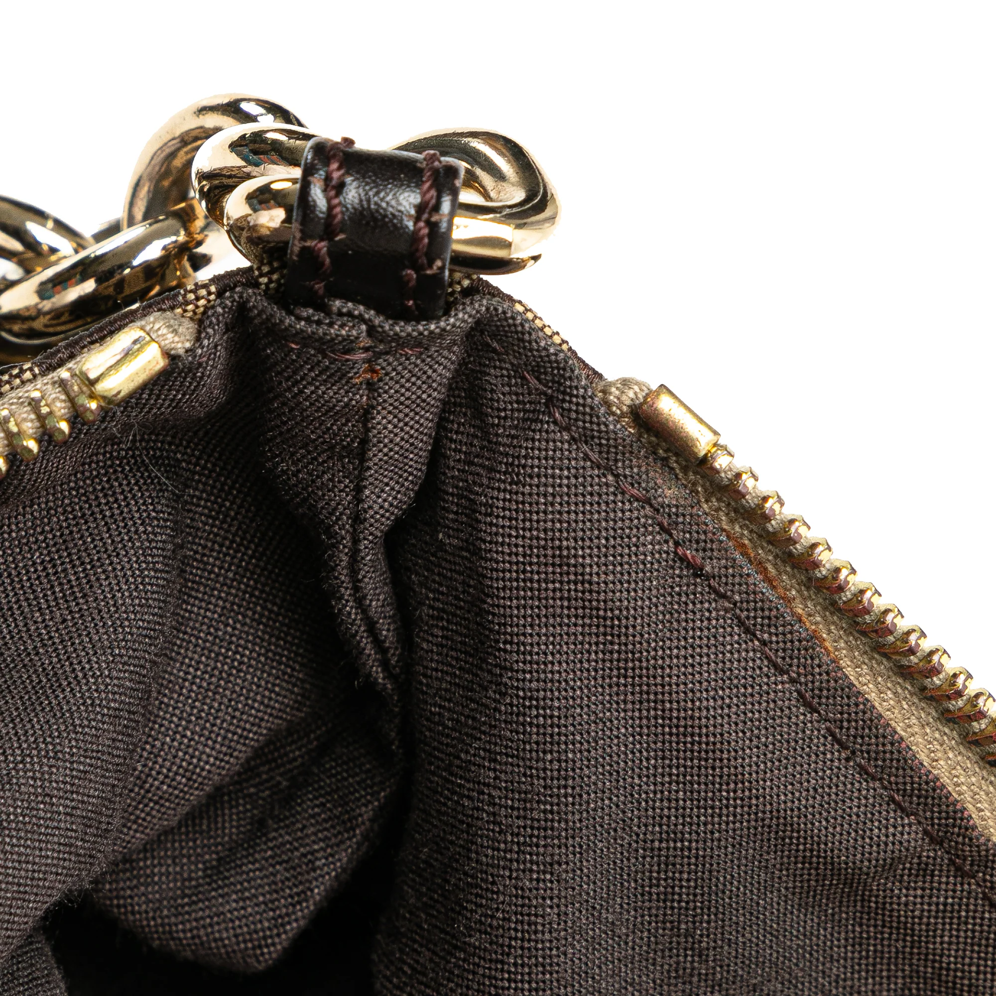 Fendi | Pre-Owned Zucchino Canvas Crossbody - III | Beige - Image 14