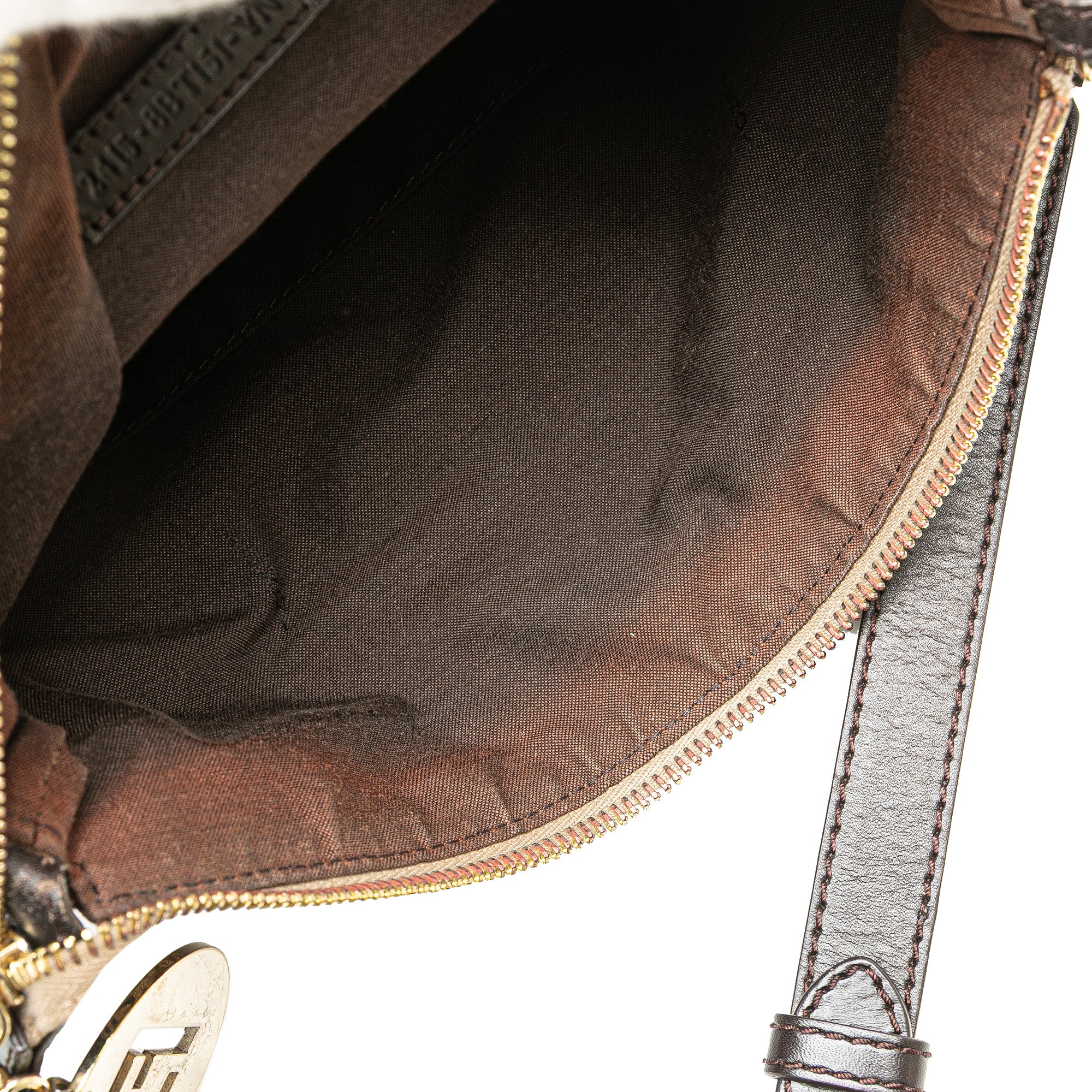 Fendi | Pre-Owned Zucchino Canvas Crossbody - VI | Beige - Image 9