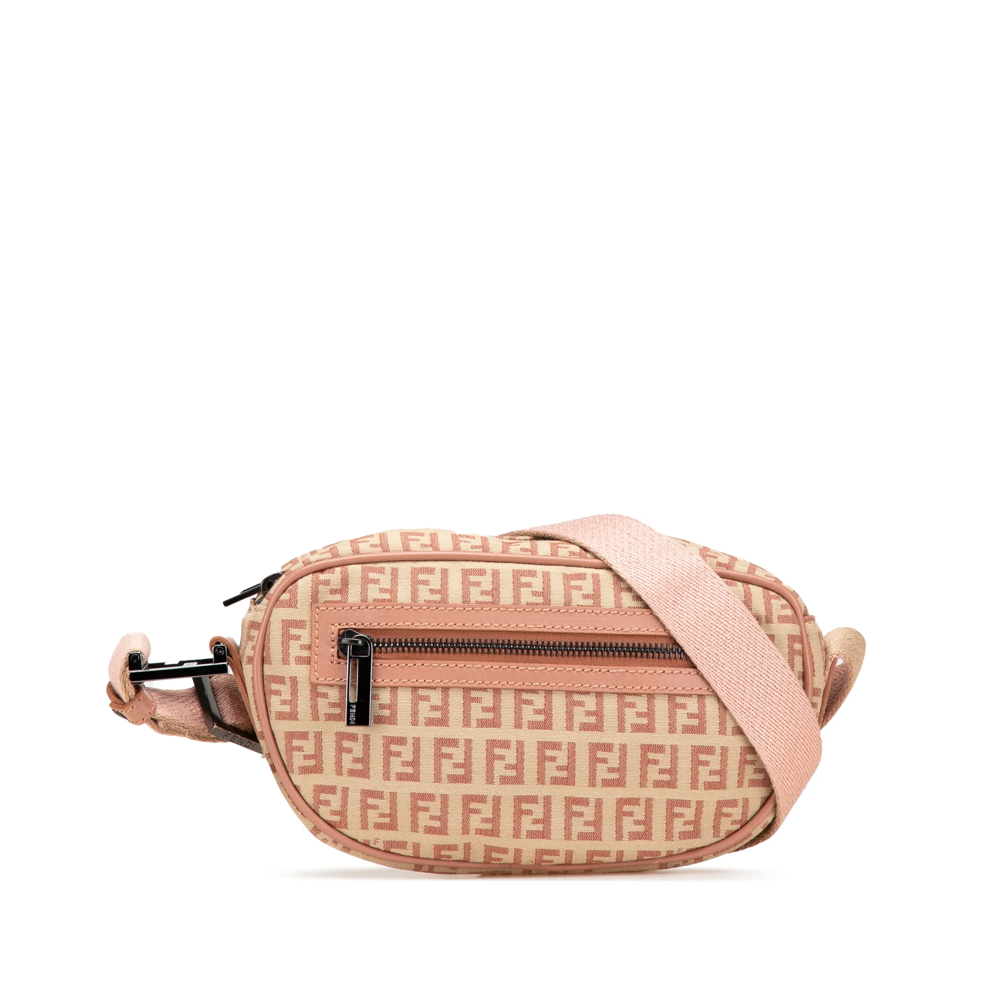 Fendi | Pre-Owned Zucchino Canvas Crossbody - VII | Beige