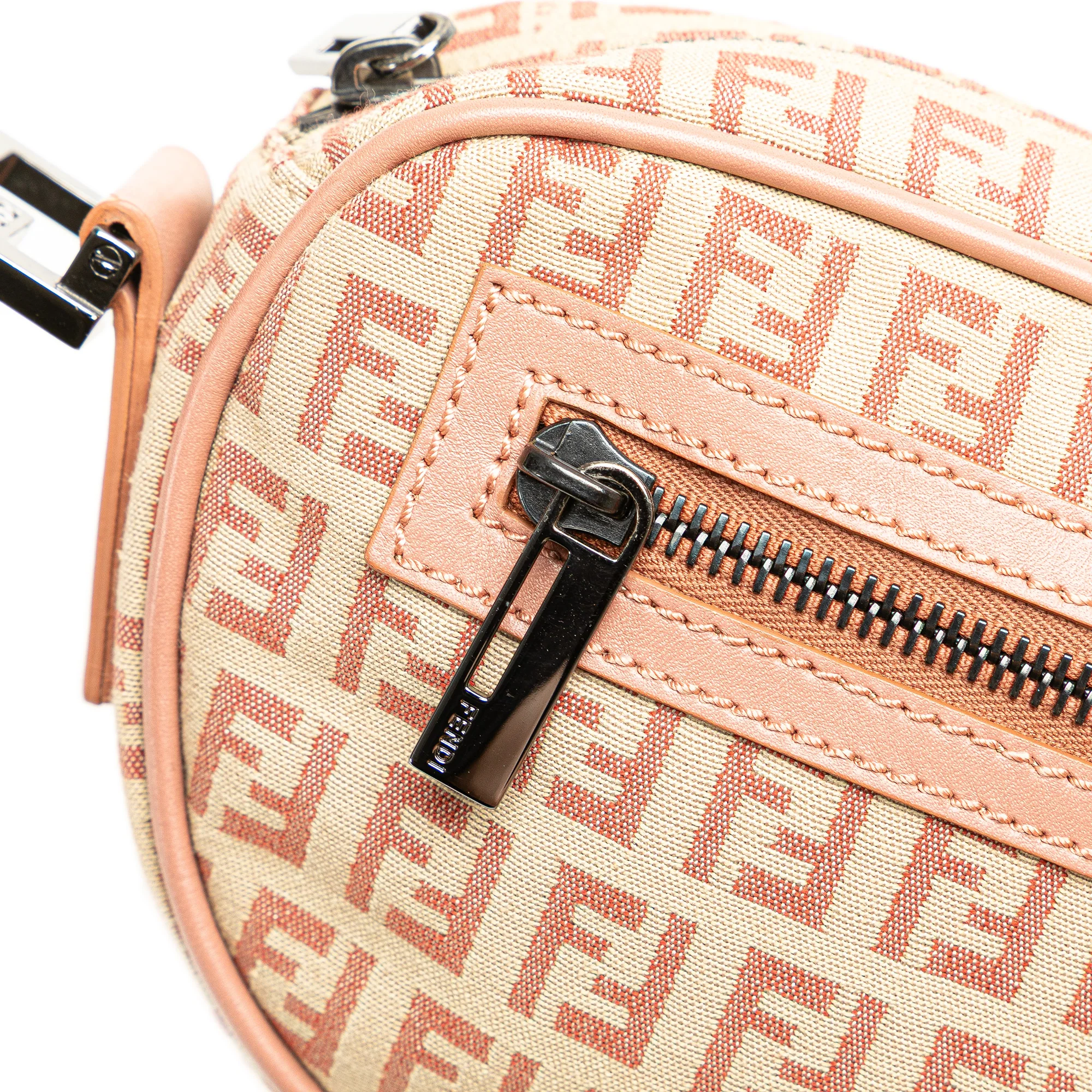 Fendi | Pre-Owned Zucchino Canvas Crossbody - VII | Beige - Image 2