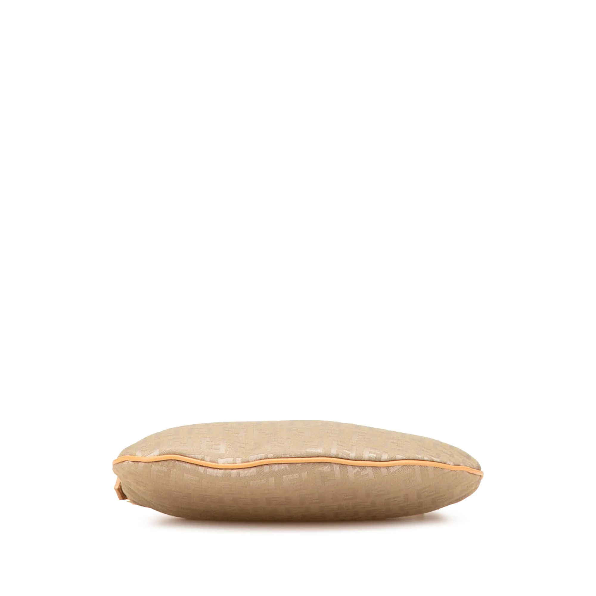Fendi | Pre-Owned Zucchino Canvas Oyster Shoulder Bag | Beige - Image 5