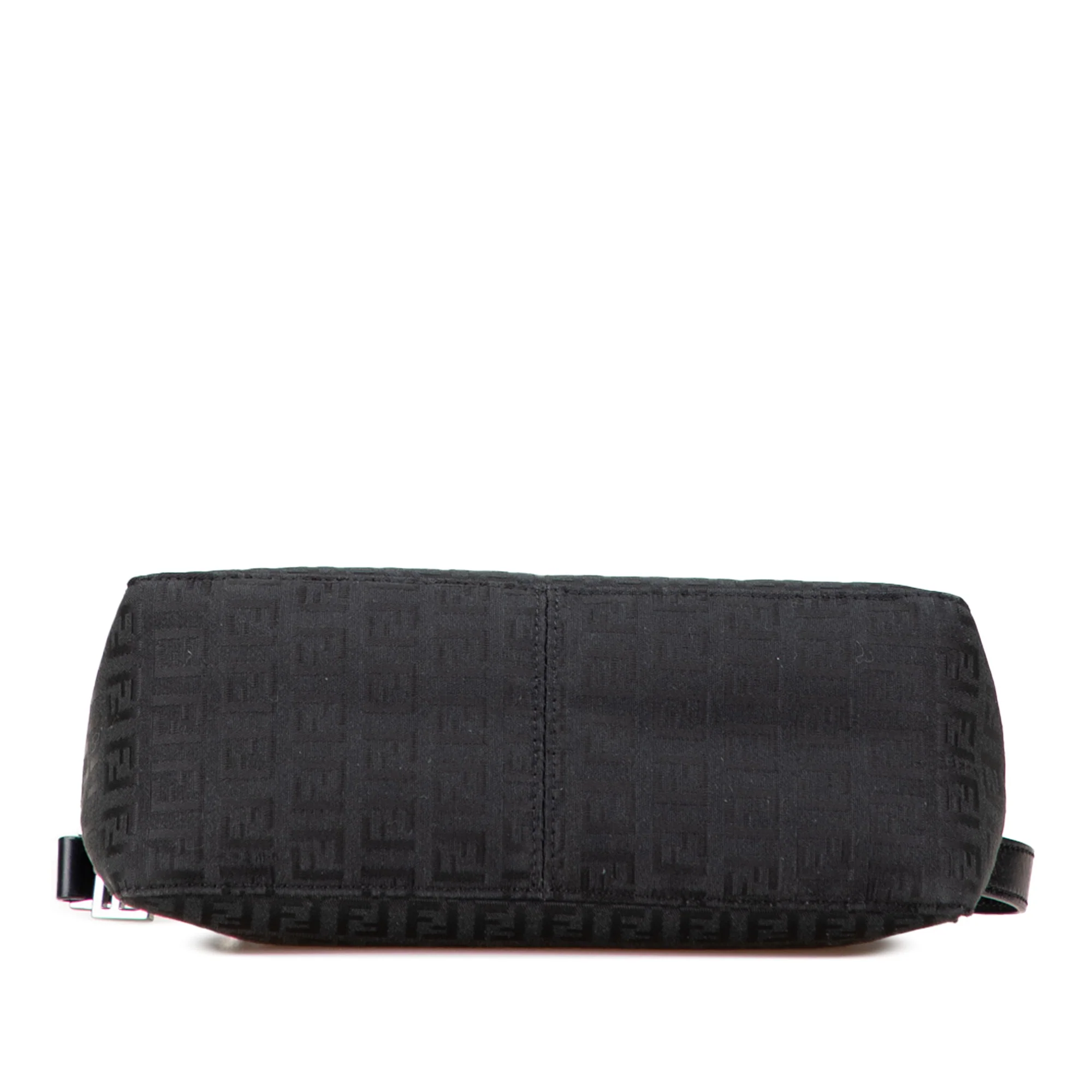Fendi | Pre-Owned Zucchino Canvas Shoulder Bag | Black - Image 5