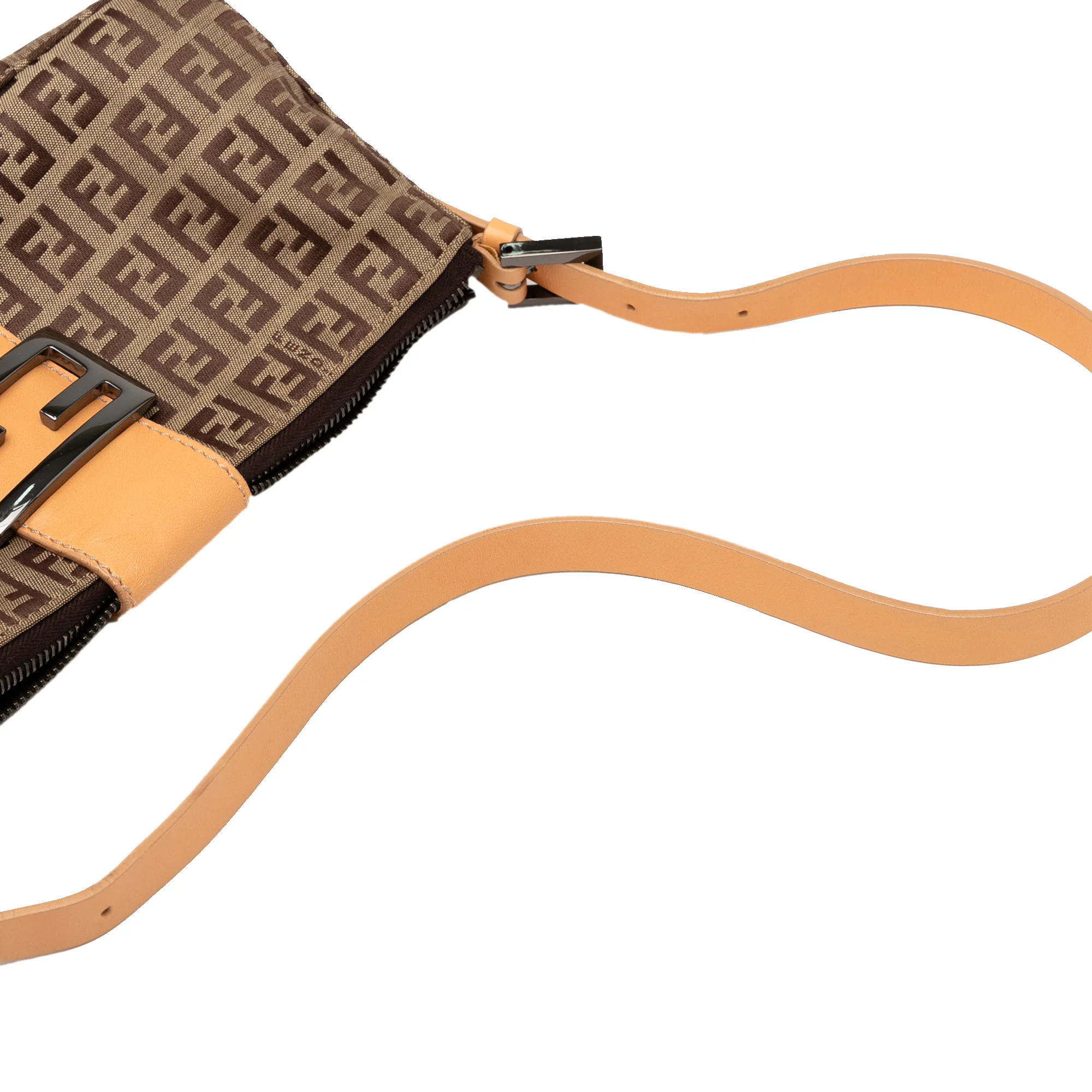 Fendi | Pre-Owned Zucchino Canvas Shoulder Bag | Brown/Light Brown - Image 7