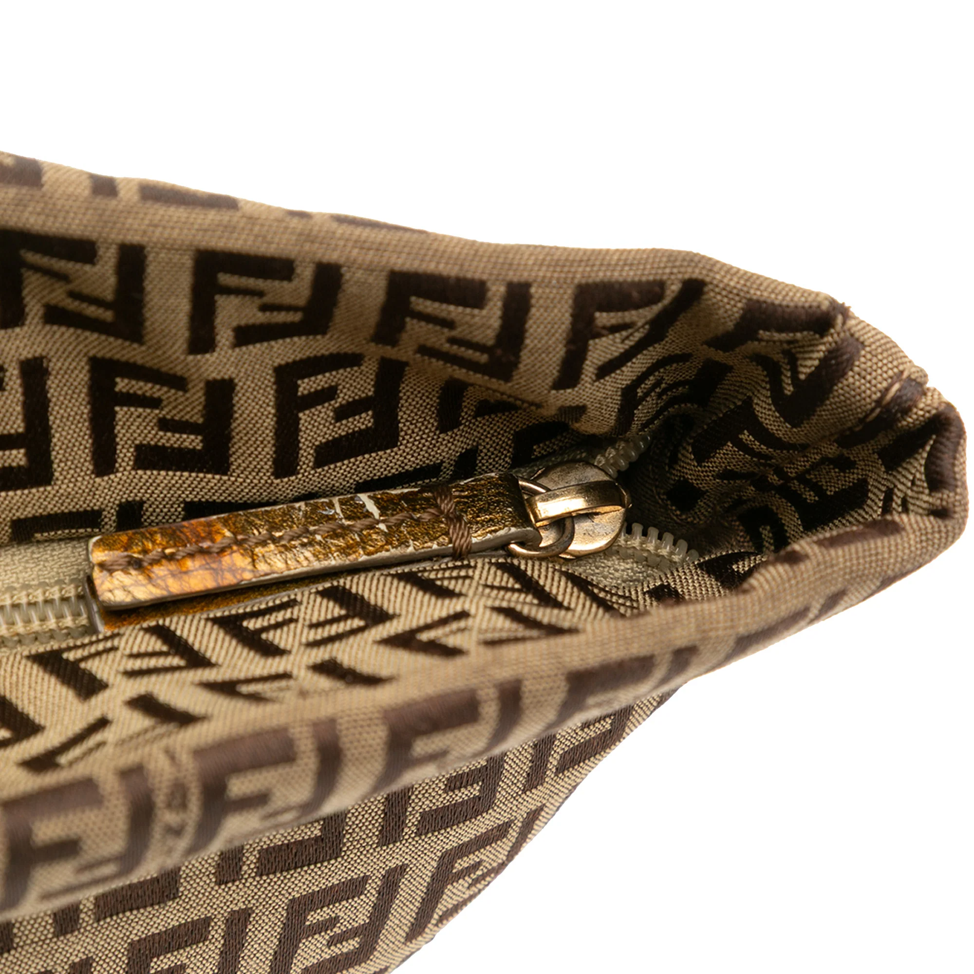 Fendi | Pre-Owned Zucchino Canvas Superstar Tote | Beige - Image 12