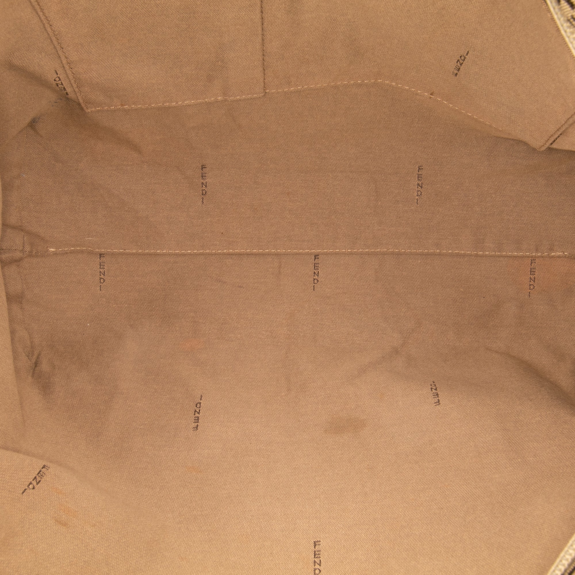 Fendi | Pre-Owned Zucchino Canvas Superstar Tote | Beige - Image 8