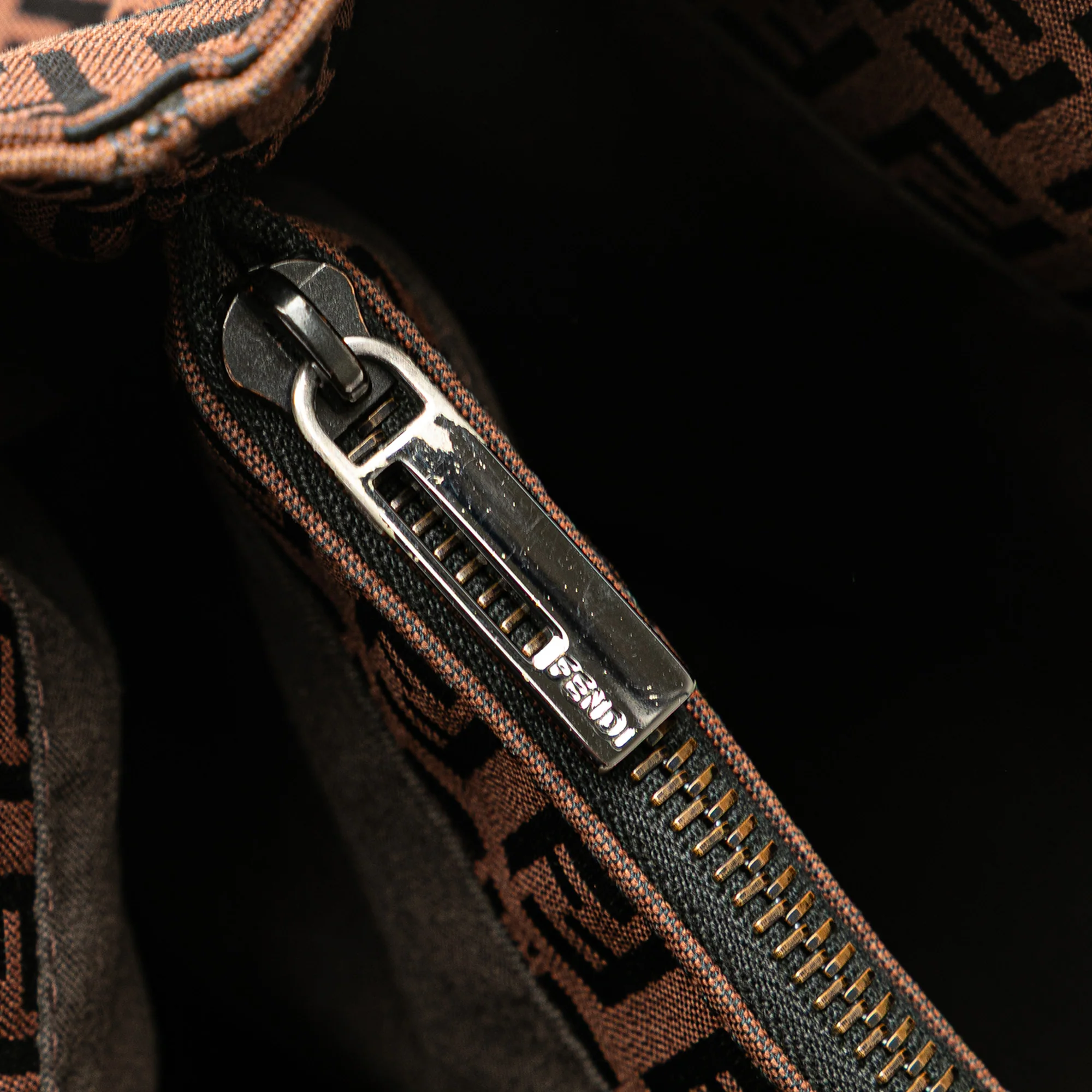 Fendi | Pre-Owned Zucchino Canvas Tote | Brown - Image 12