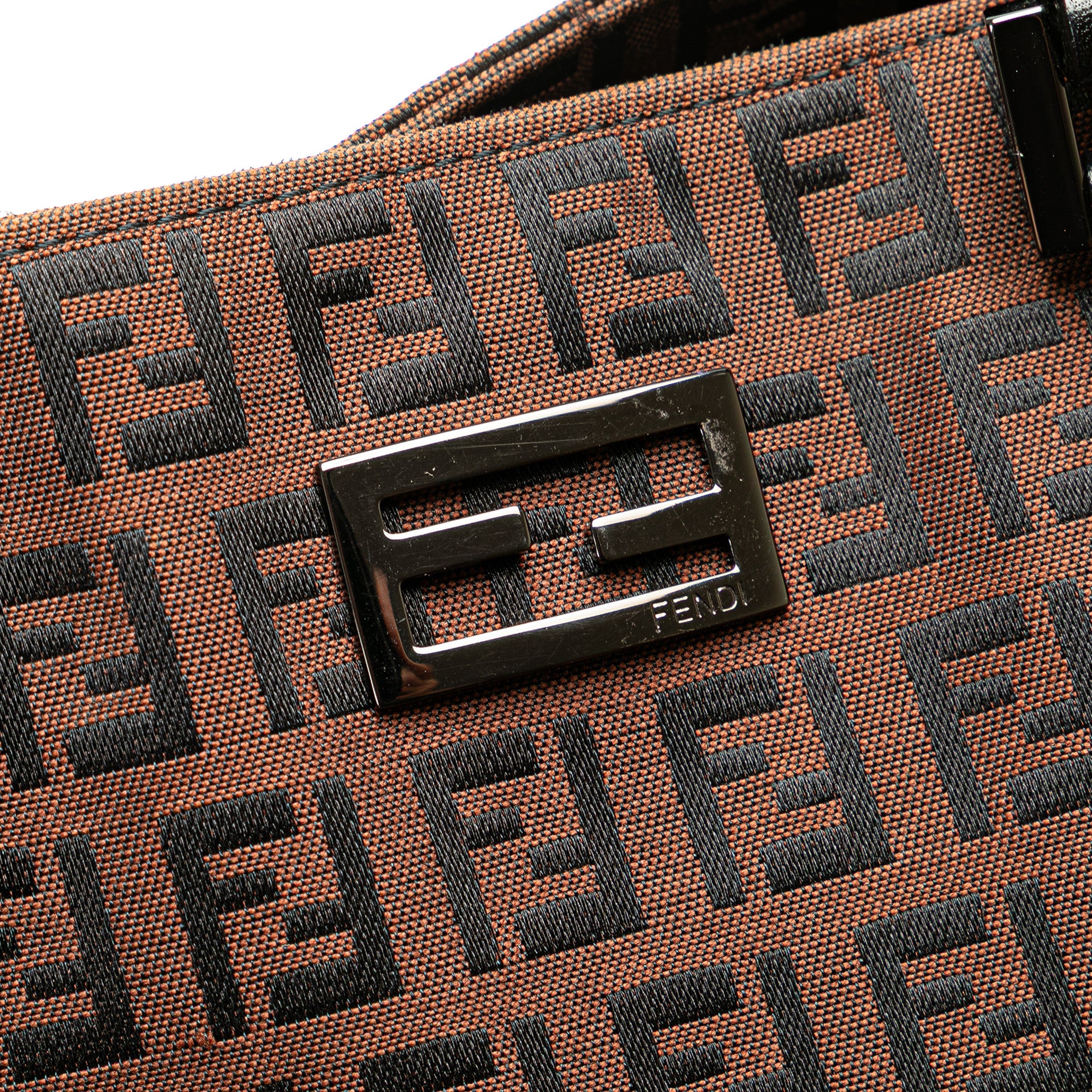 Fendi | Pre-Owned Zucchino Canvas Tote | Brown - Image 13