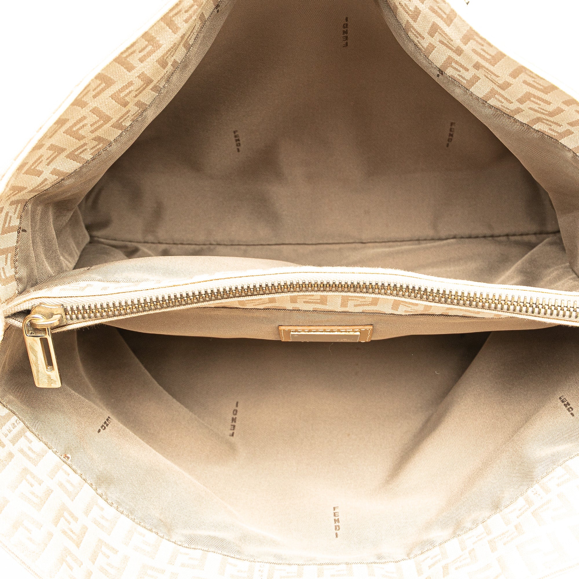 Fendi | Pre-Owned Zucchino Canvas Tote - III | Brown/Light Beige - Image 5