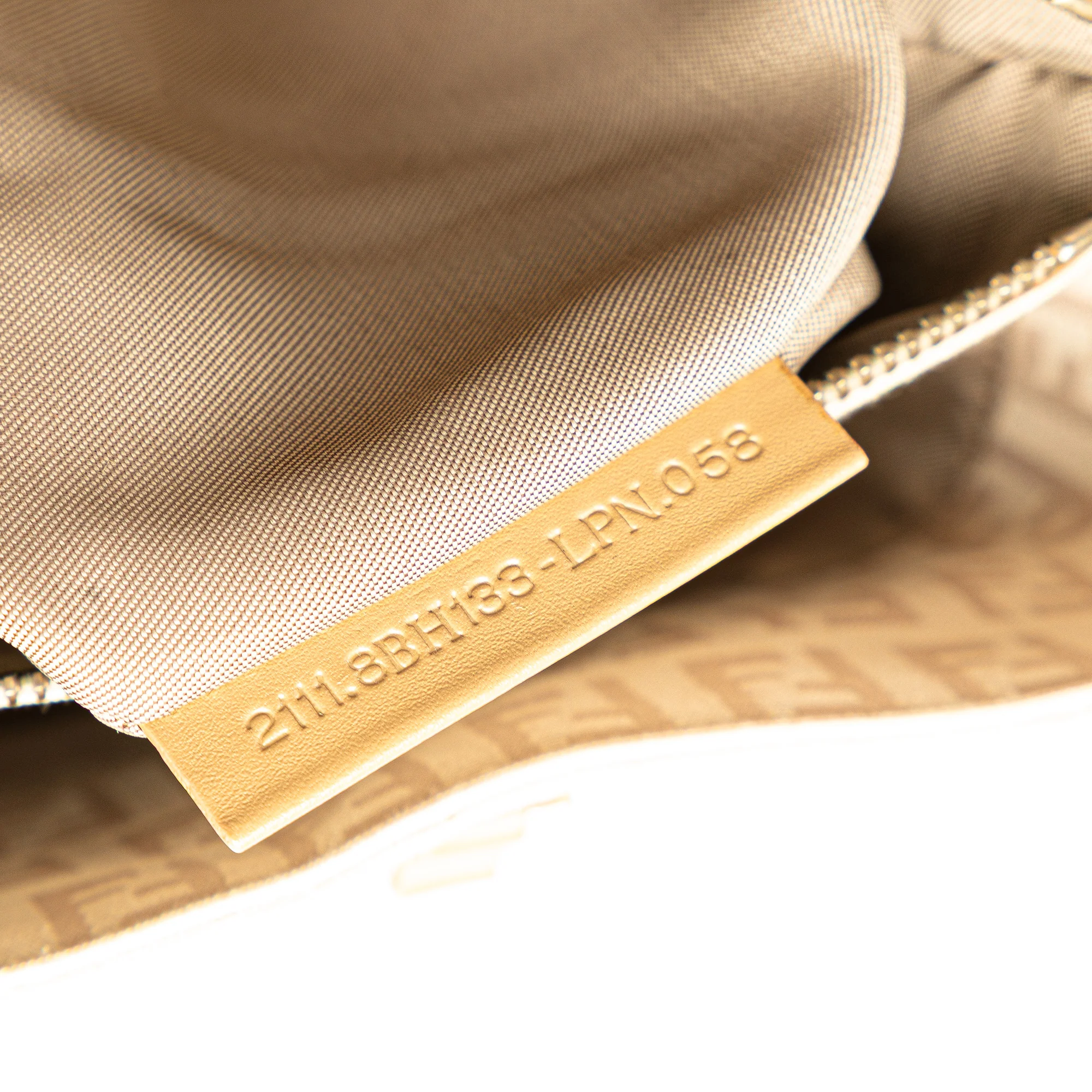 Fendi | Pre-Owned Zucchino Canvas Tote - III | Brown/Light Beige - Image 8