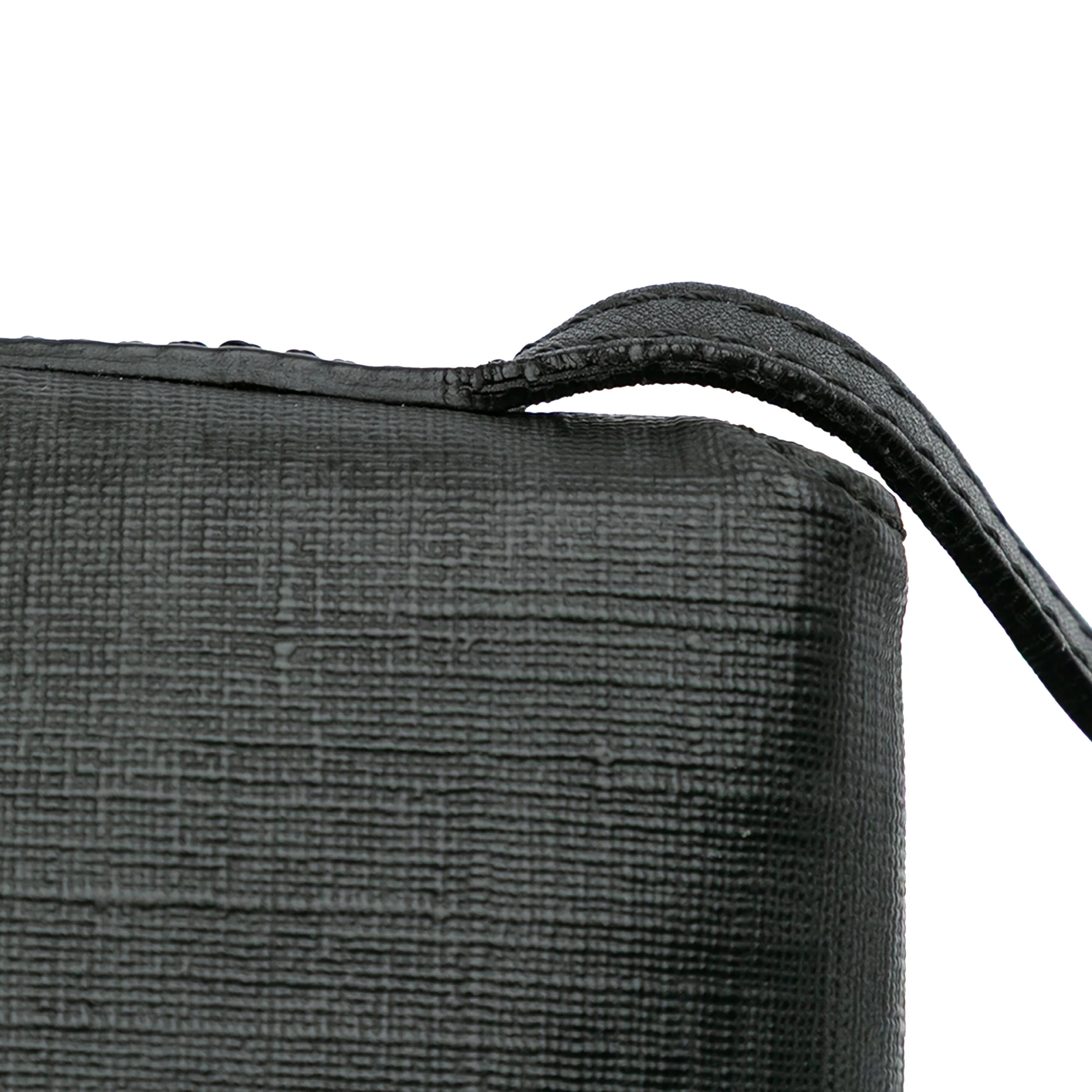 Fendi | Pre-Owned Zucchino Spalmati Crossbody | Black - Image 10
