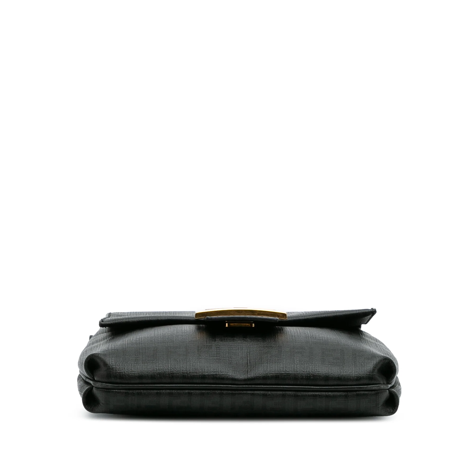 Fendi | Pre-Owned Zucchino Spalmati Crossbody | Black - Image 4
