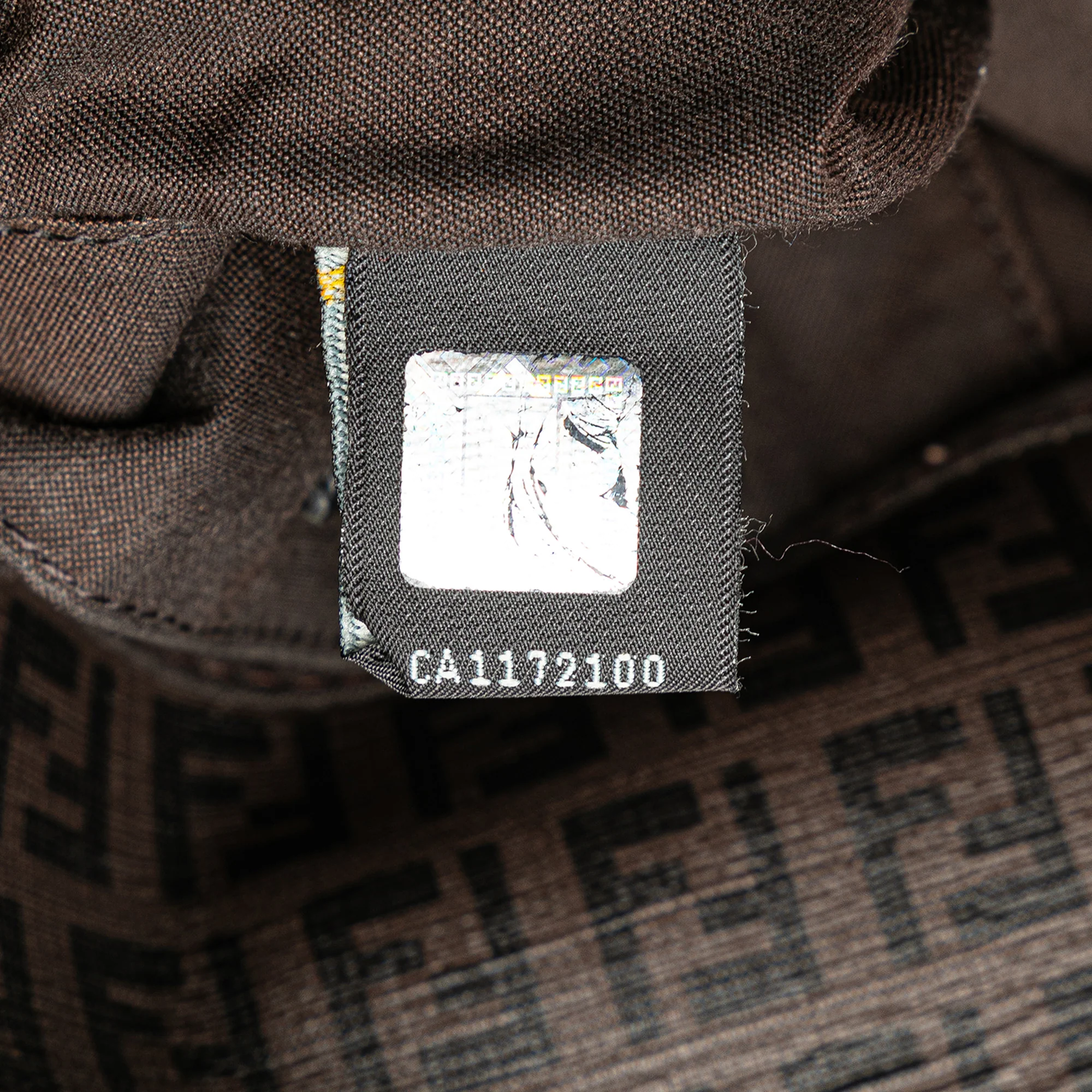 Fendi | Pre-Owned Zucchino Spalmati Crossbody | Brown - Image 12