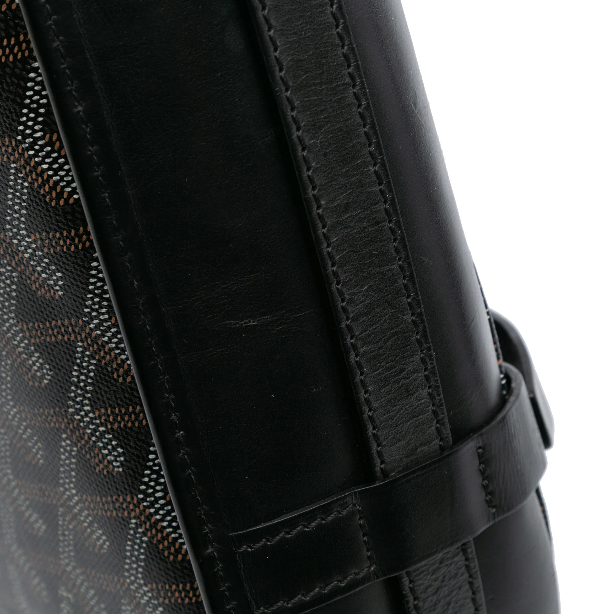 Goyard | Pre-Owned Goyardine Belvedere MM | Black - Image 10