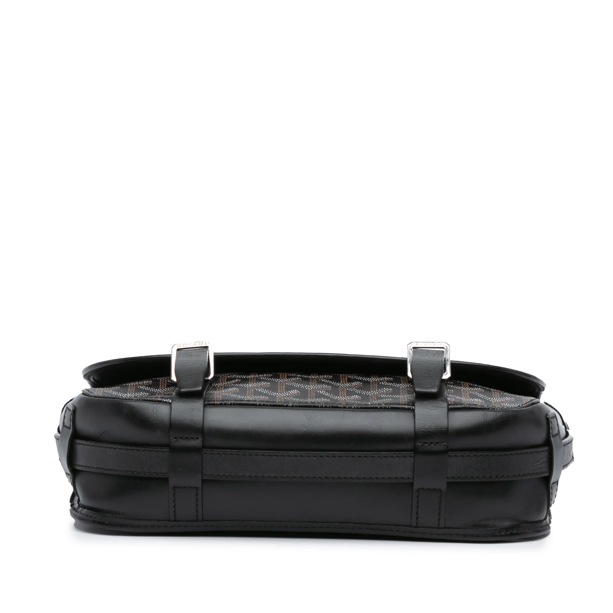 Goyard | Pre-Owned Goyardine Belvedere MM | Black - Image 4