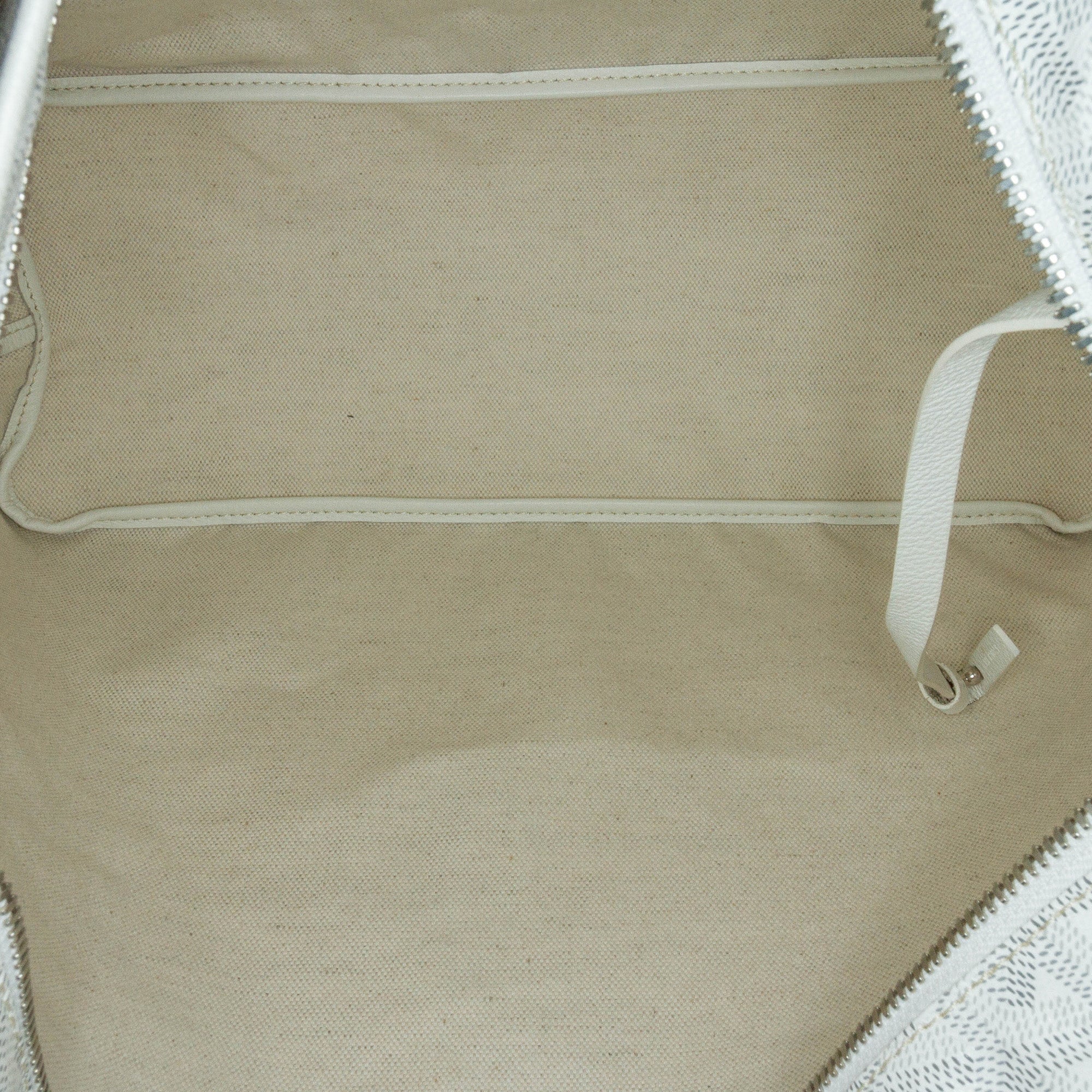 Goyard | Pre-Owned Goyardine Boheme Hobo - I | White - Image 5